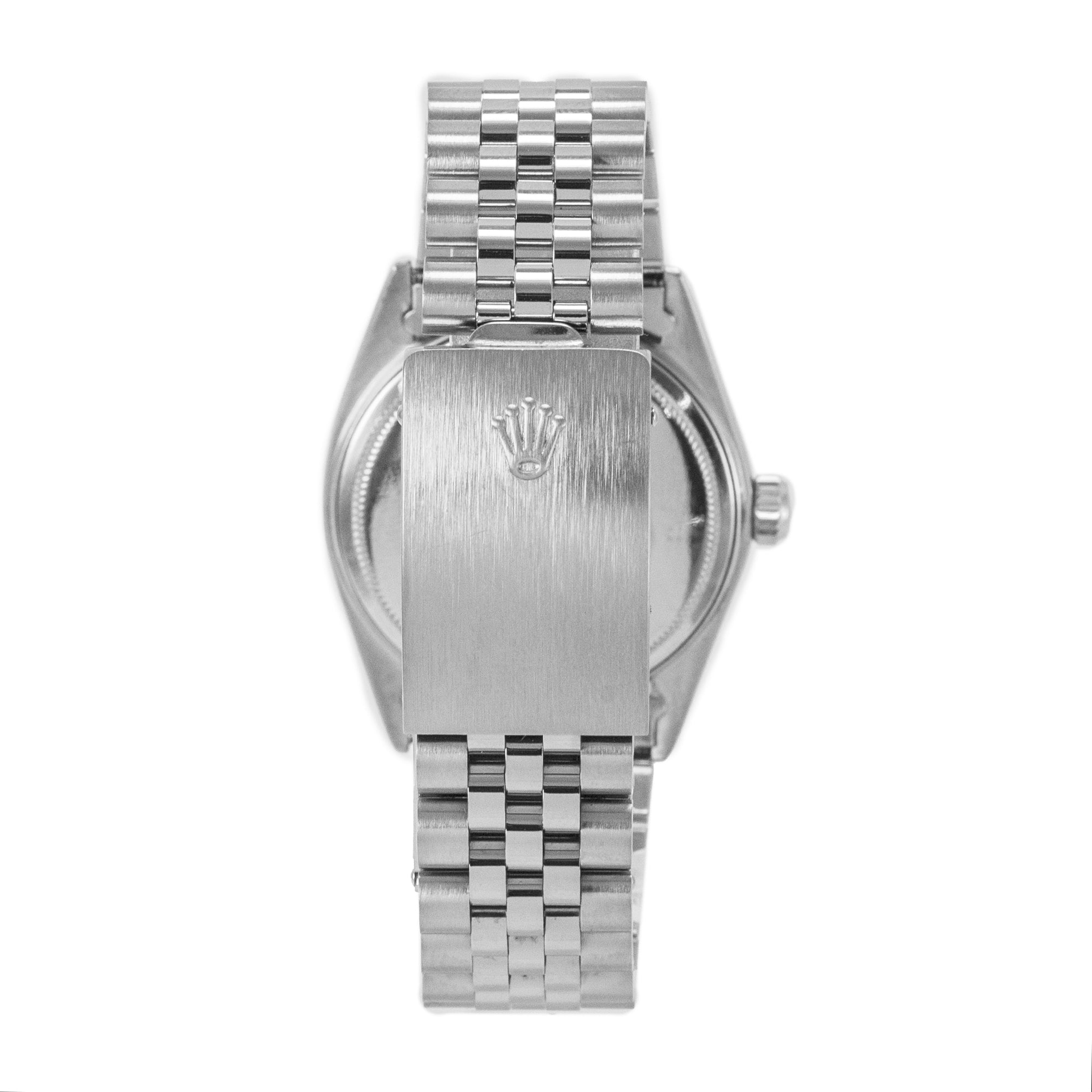 1972 Rolex Datejust 36MM 1601 Diamond Bezel Jubilee Stainless Steel Watch