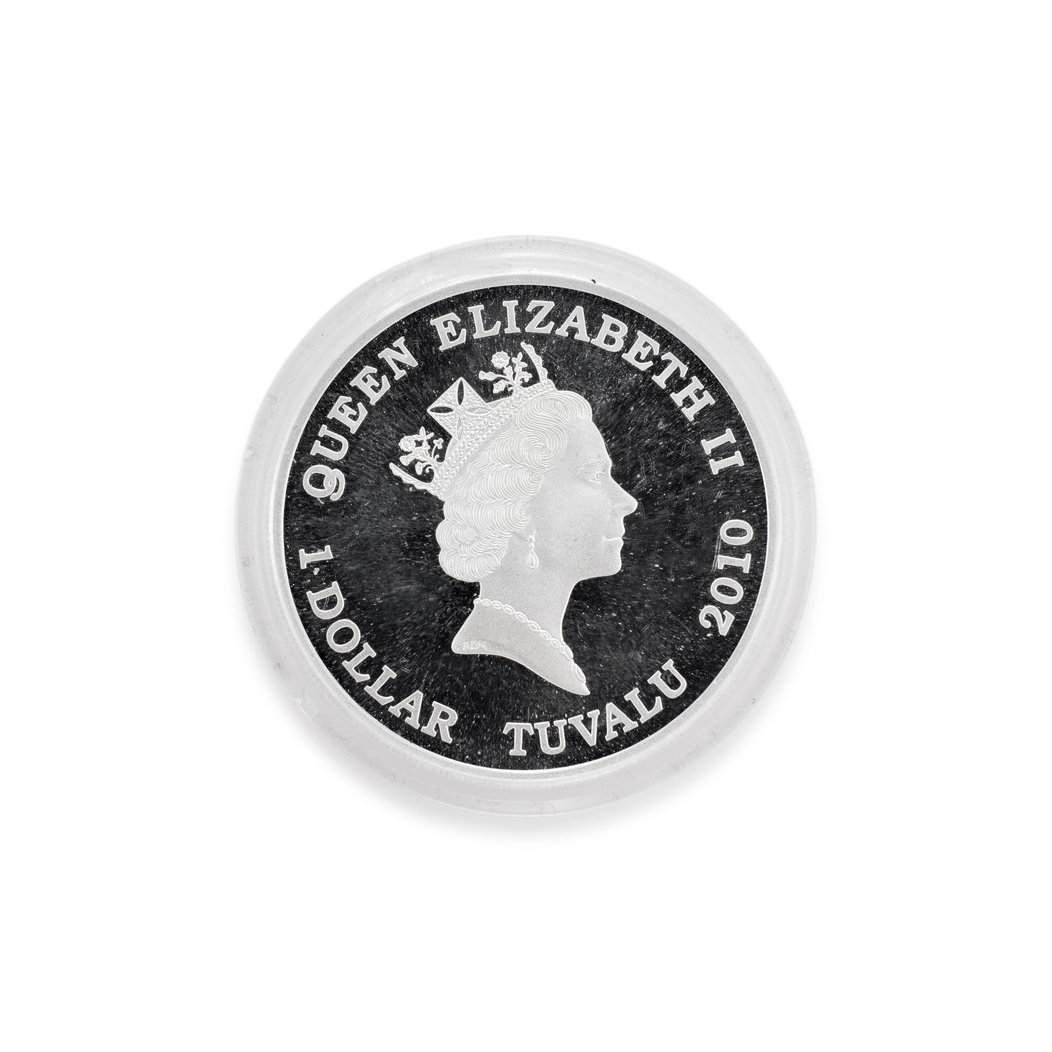 2010 Proof Tanks of World War II 1OZ 999 Silver $1 Tuvalu Coin