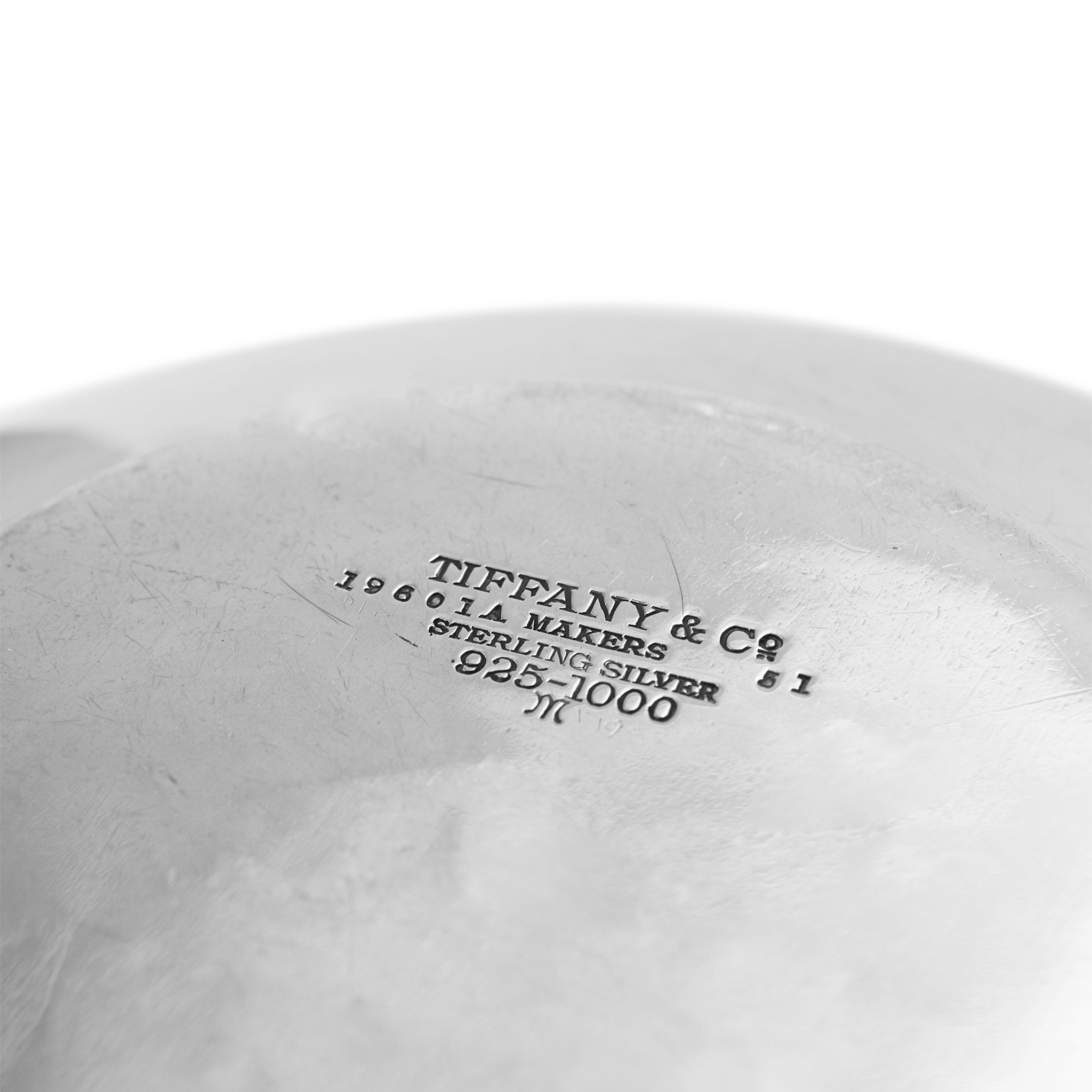 Vintage Tiffany & Co. 925 Sterling Silver Pierced Edge Bowl