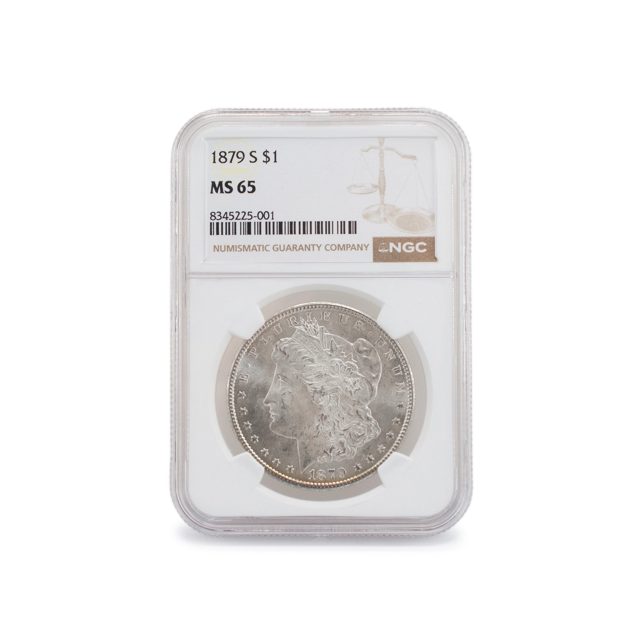 1879 - S NGC MS65 Silver $1 Morgan Coin