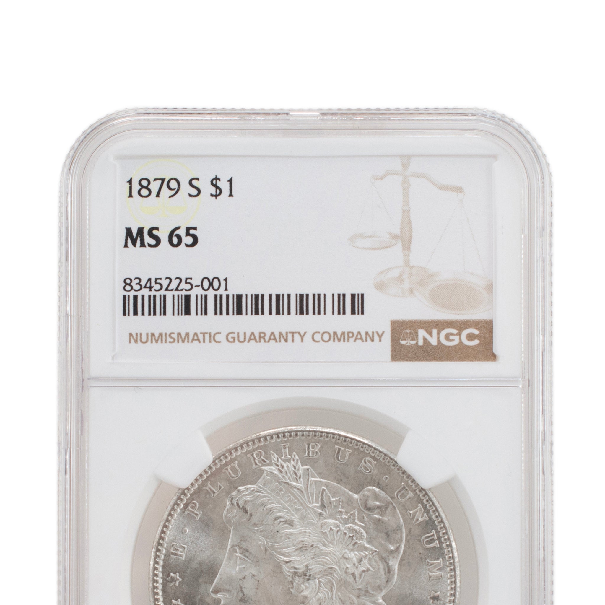1879 - S NGC MS65 Silver $1 Morgan Coin