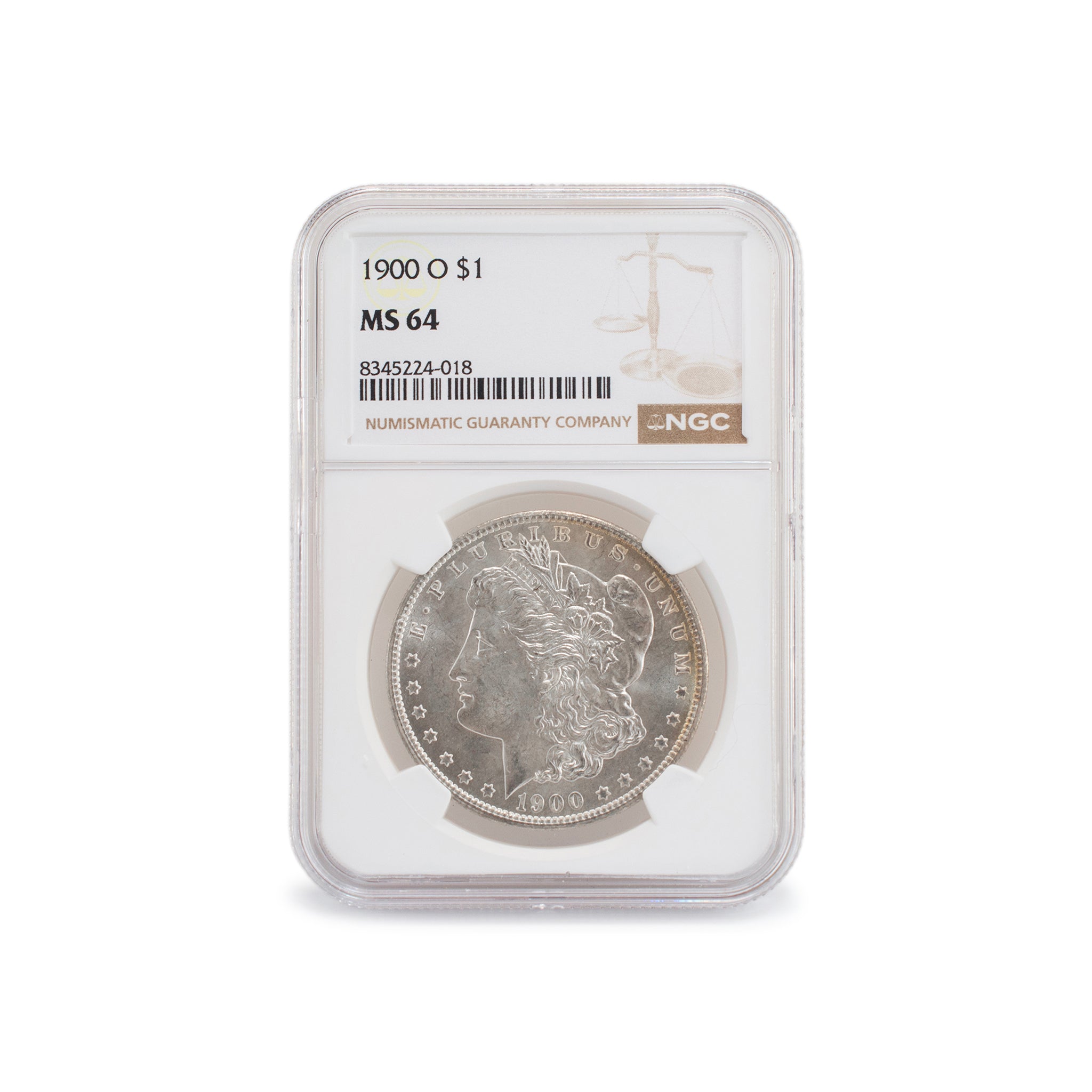 1900 - O NGC MS64 Silver $1 Morgan Coin