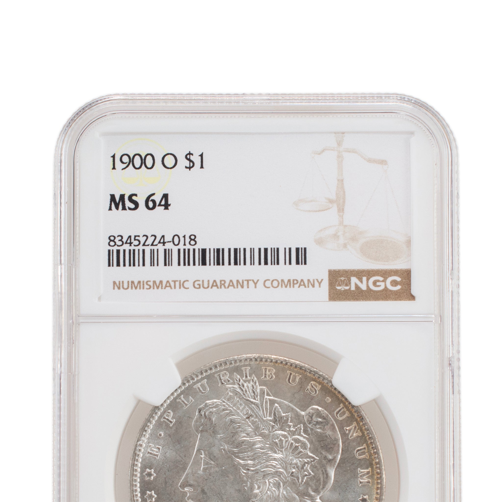 1900 - O NGC MS64 Silver $1 Morgan Coin