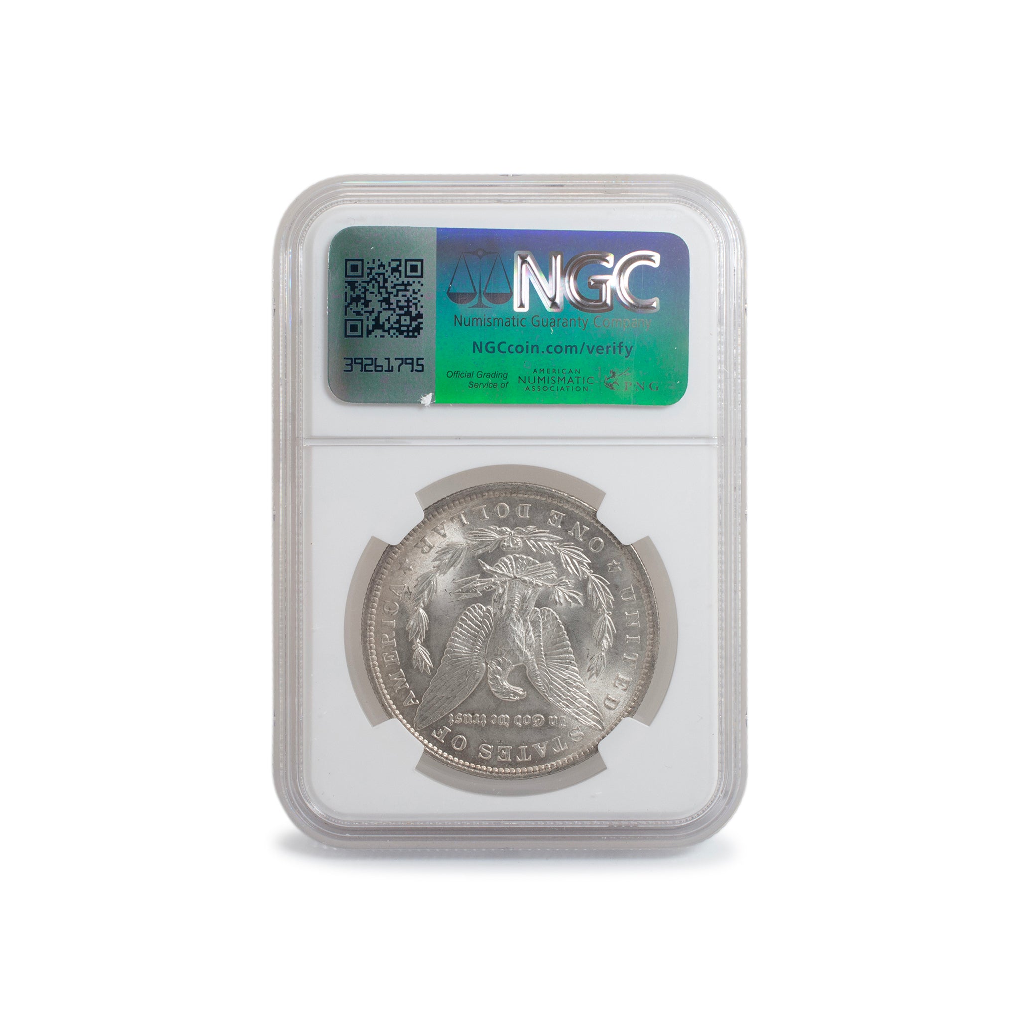 1896 NGC MS64 Silver $1 Morgan Coin