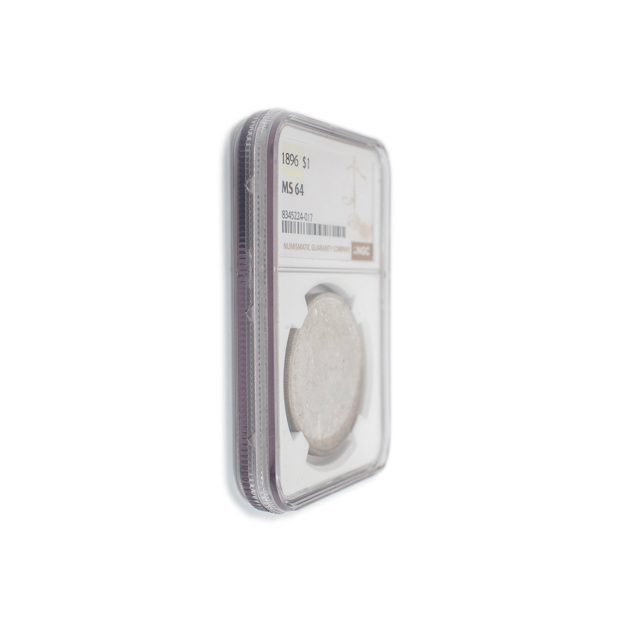 1896 NGC MS64 Silver $1 Morgan Coin