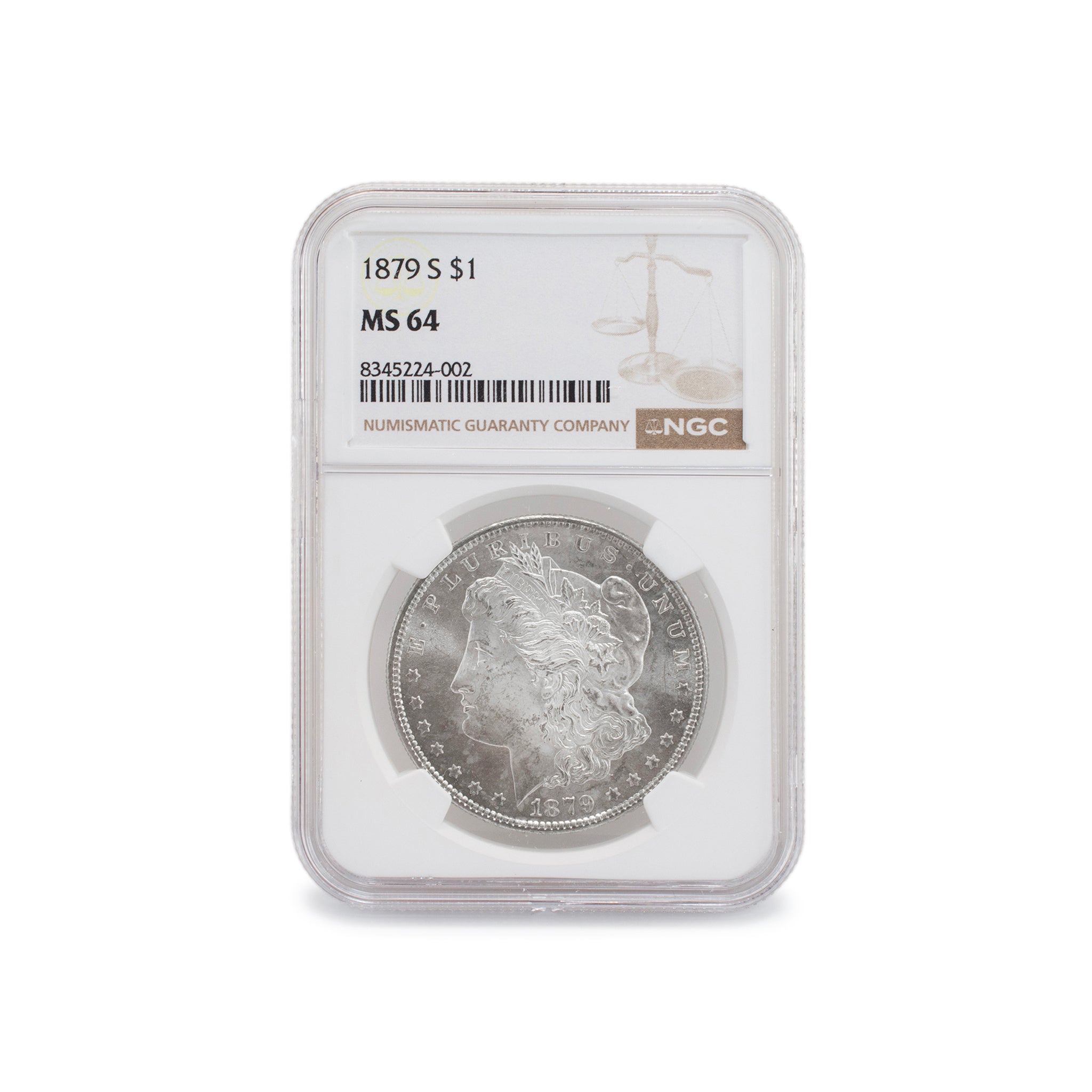 1879 S NGC MS64 Silver $1 Morgan Coin