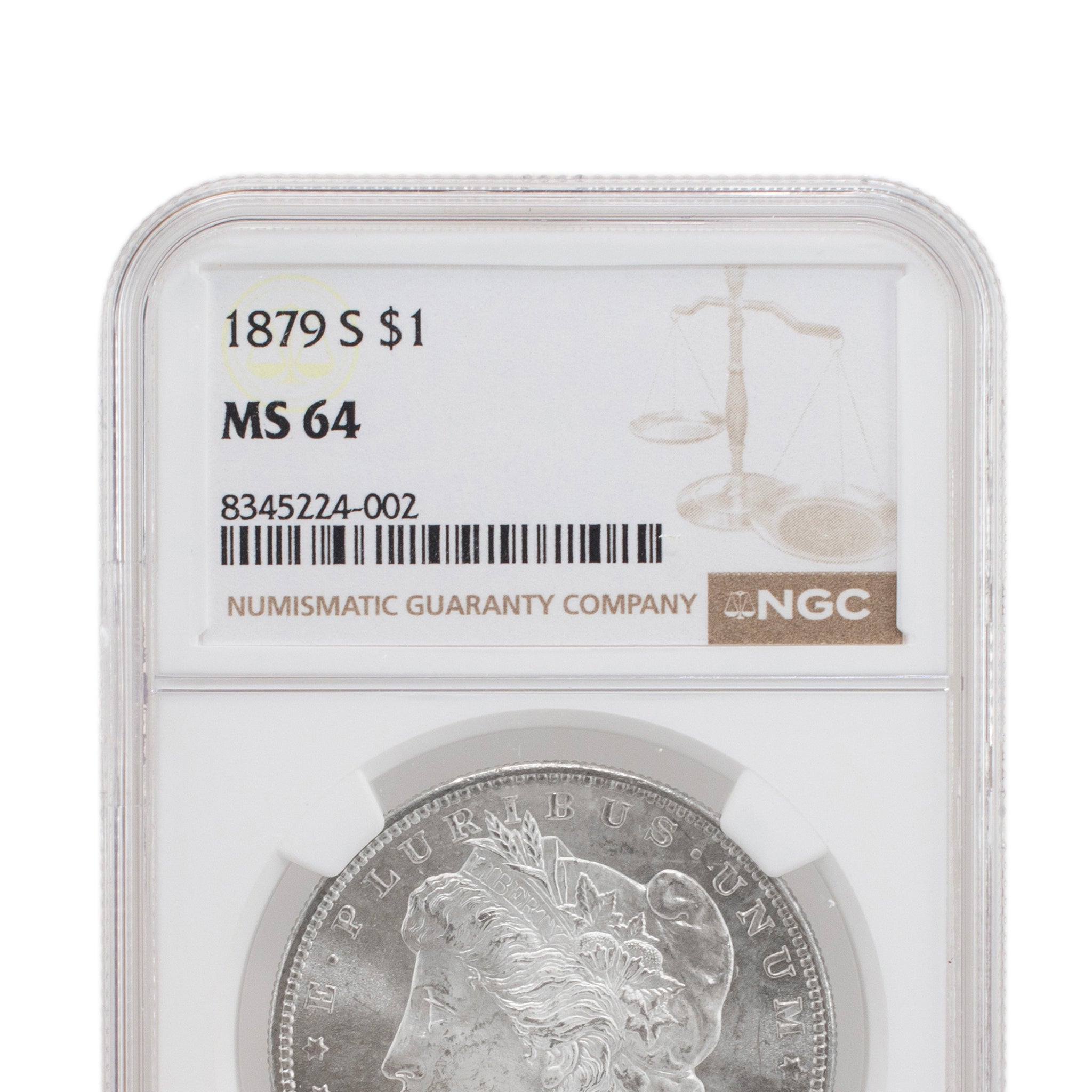 1879 S NGC MS64 Silver $1 Morgan Coin