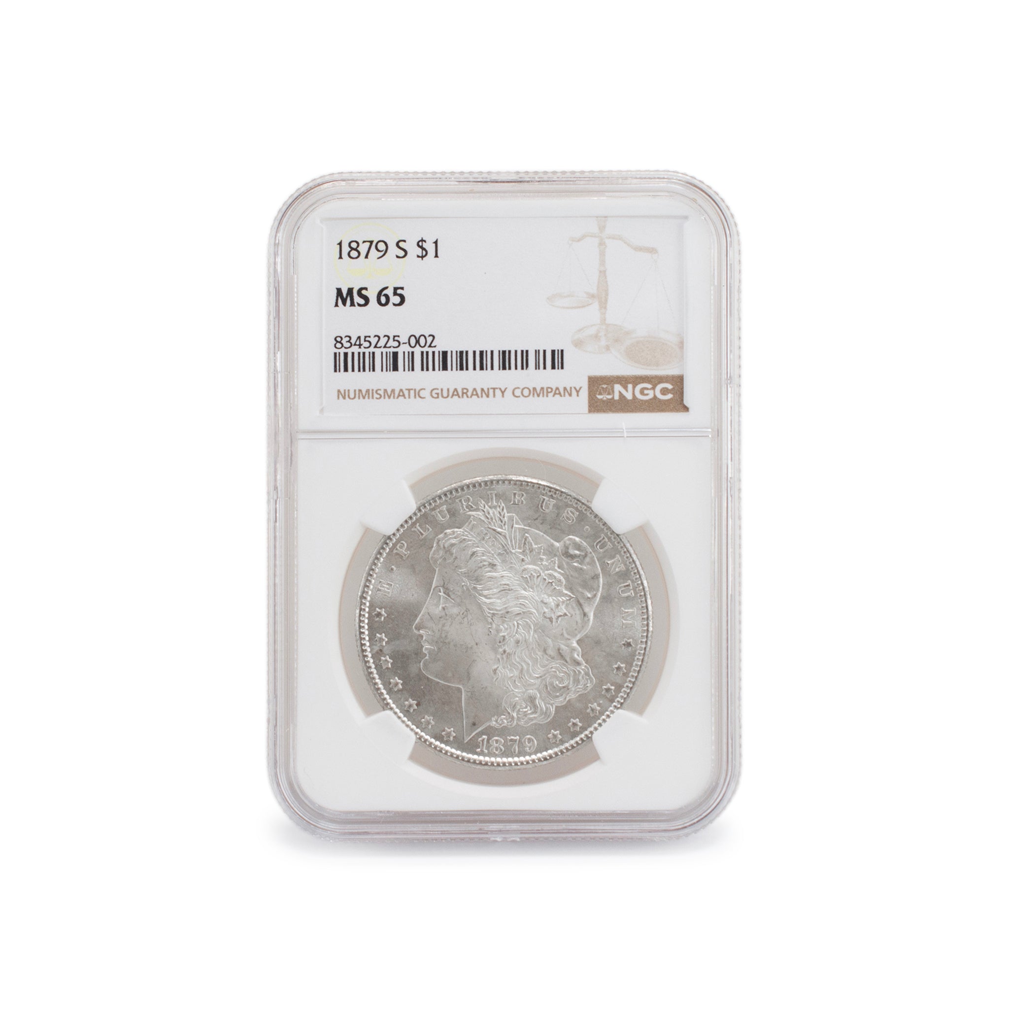 1879 - S NGC MS65 Silver $1 Morgan Coin