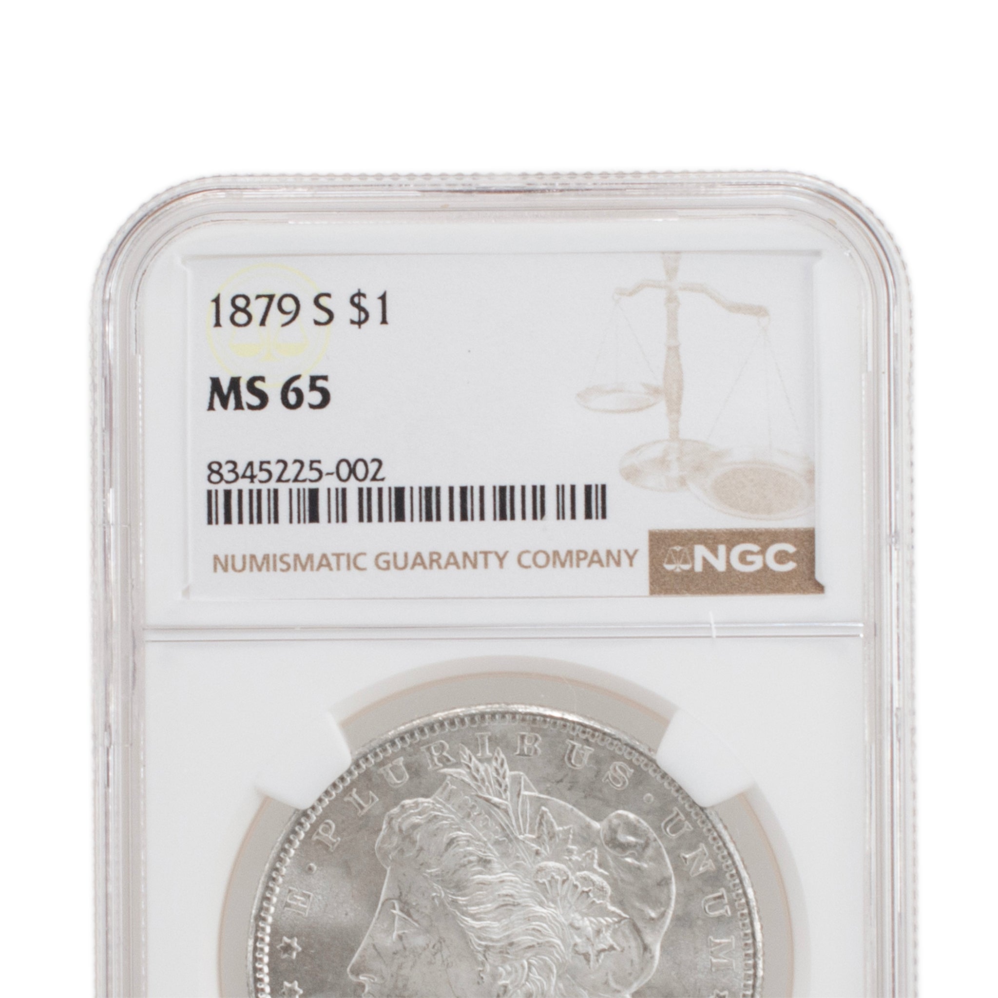 1879 - S NGC MS65 Silver $1 Morgan Coin