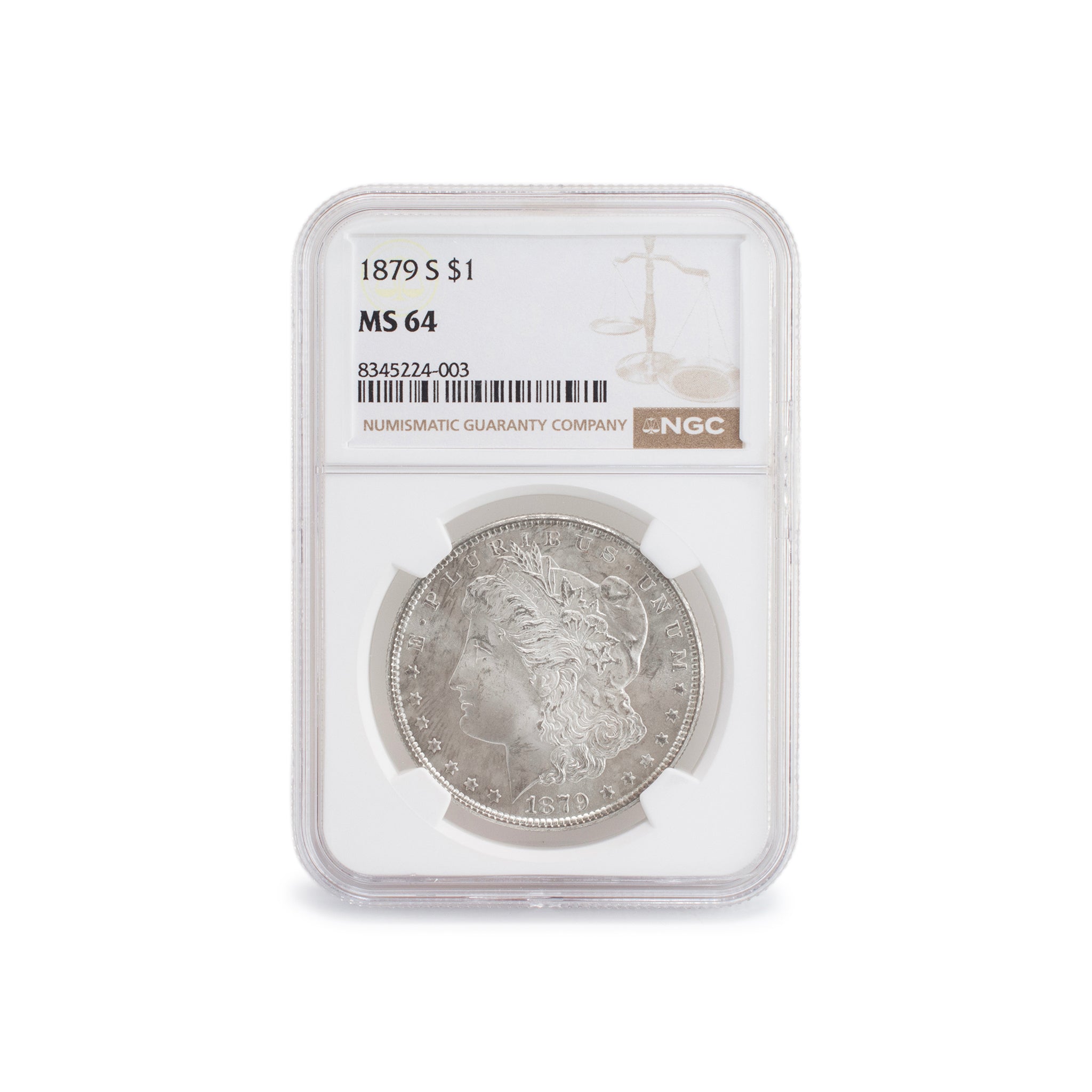 1879 S NGC MS64 Silver $1 Morgan Coin