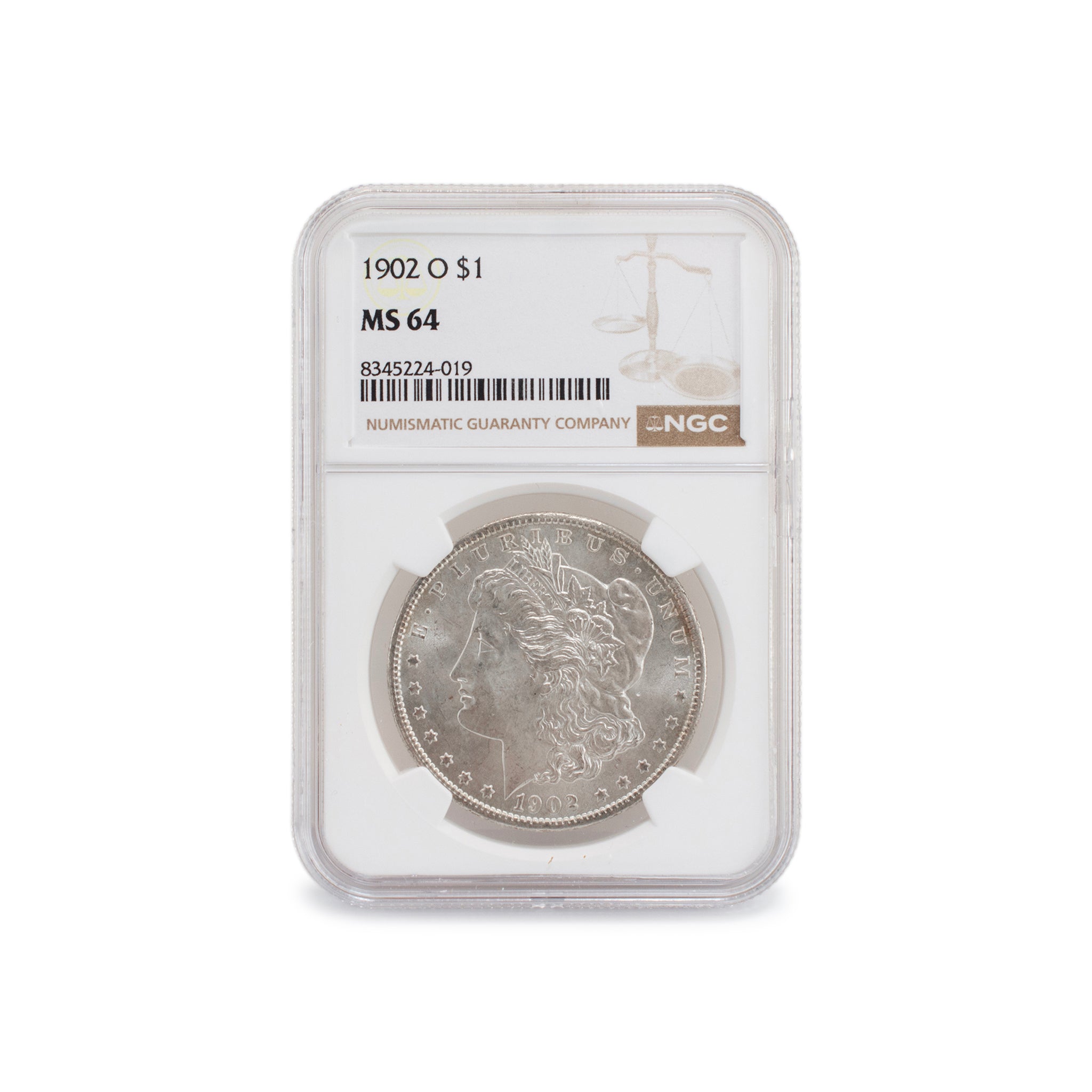 1902 - O NGC MS64 Silver $1 Morgan Coin