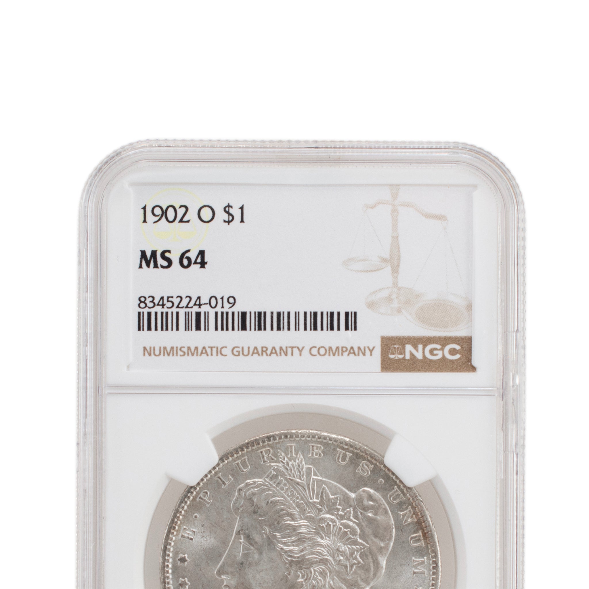 1902 - O NGC MS64 Silver $1 Morgan Coin