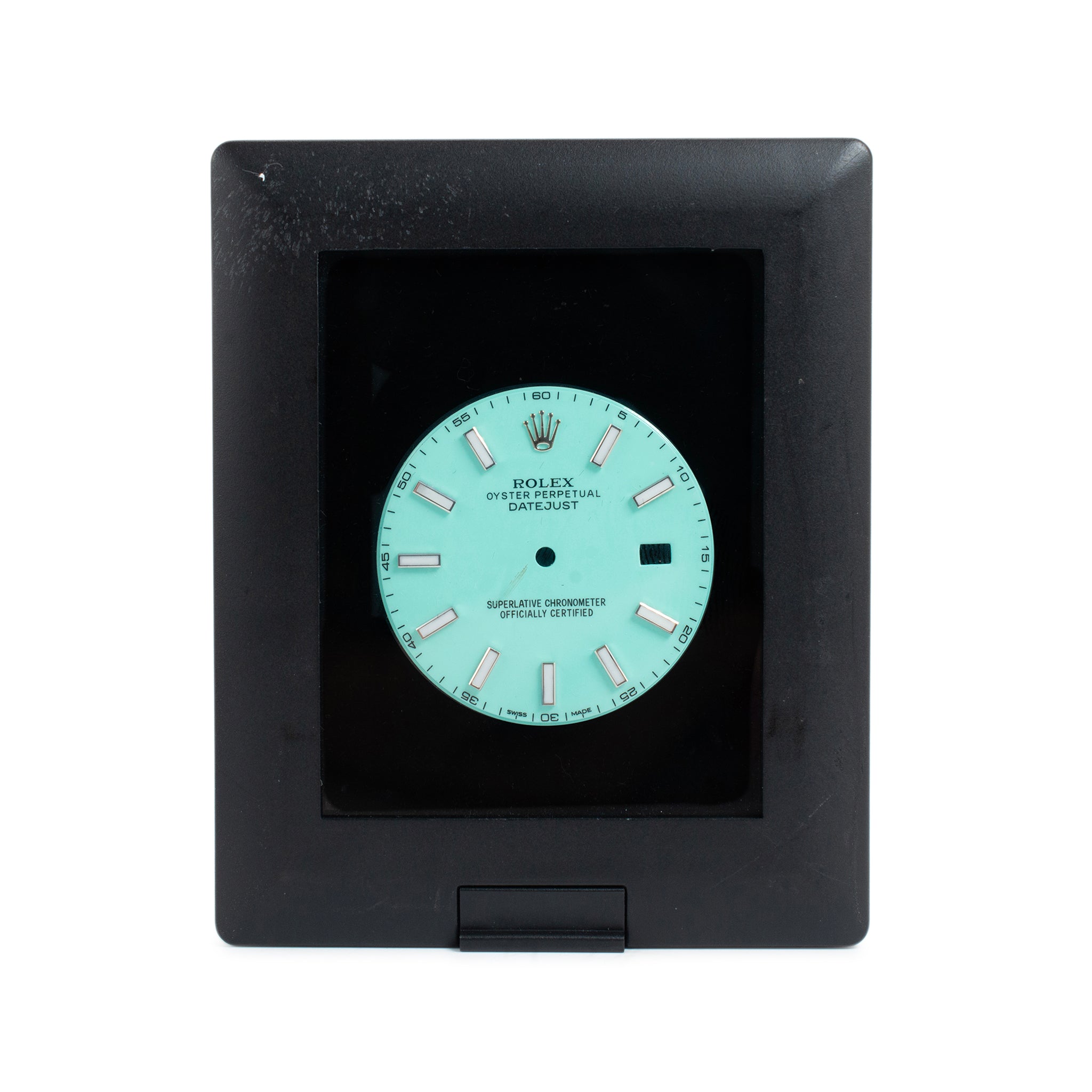 Custom Rolex Datejust 41 Turquoise Tiffany Blue Stick Dial