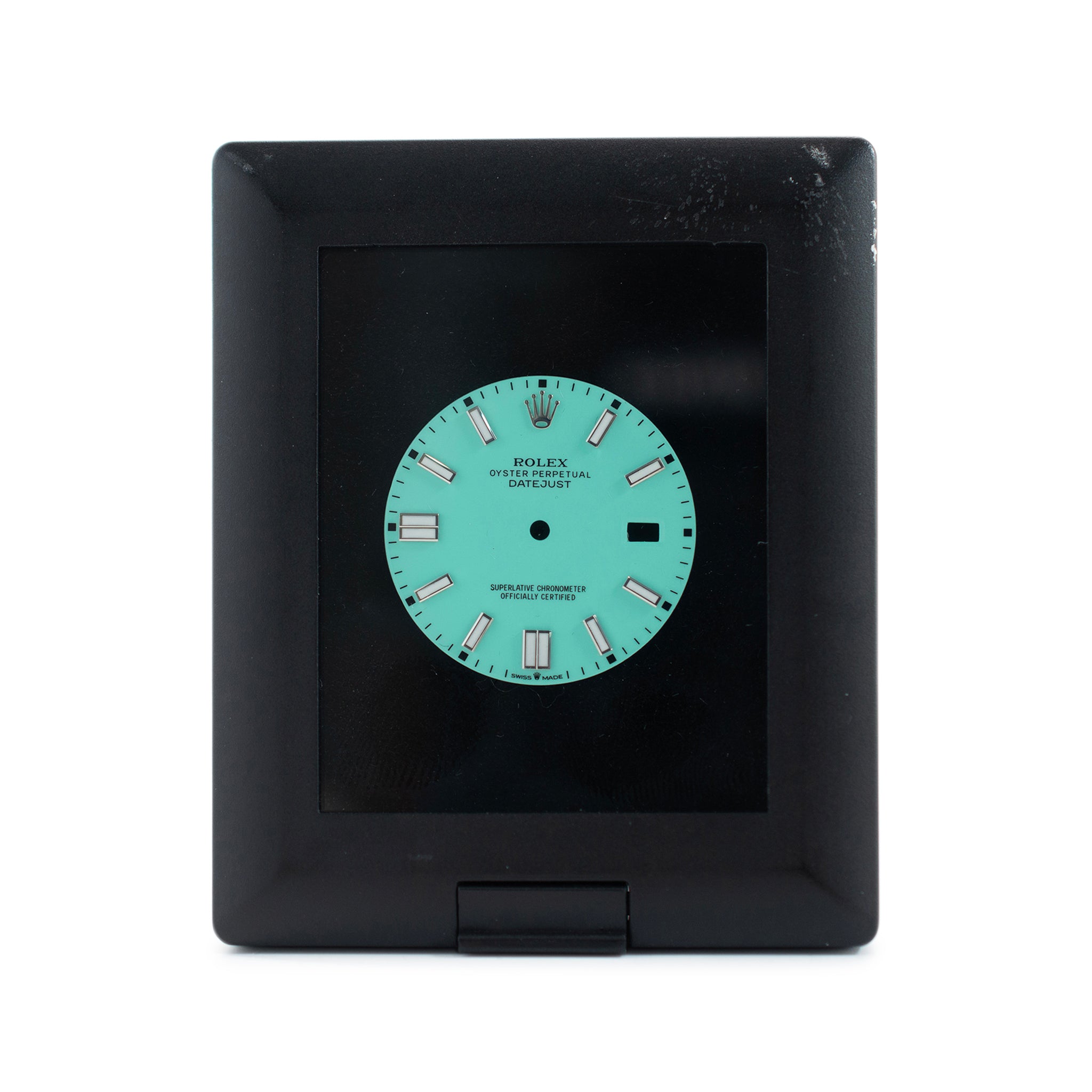 Custom Rolex Datejust 36 Turquoise Tiffany Blue Stick Dial