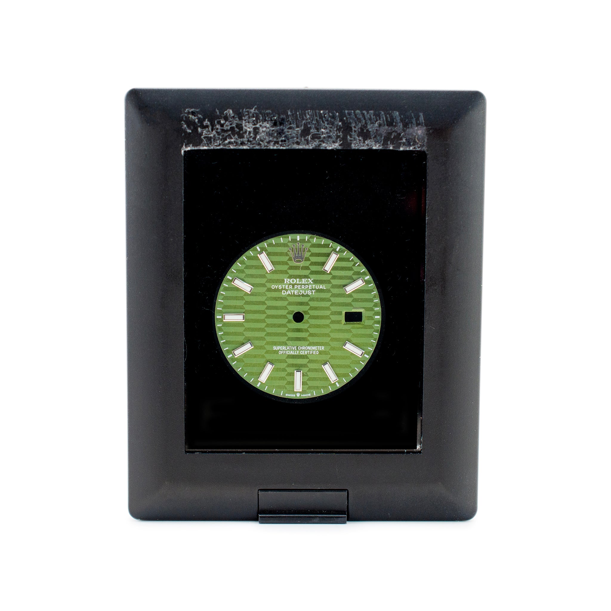 Custom Rolex Datejust 36 Green Fluted Motif Stick Dial