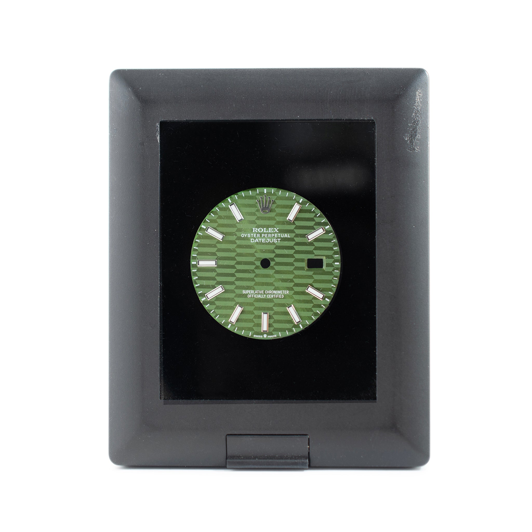 Custom Rolex Datejust 36 Green Fluted Motif Stick Dial