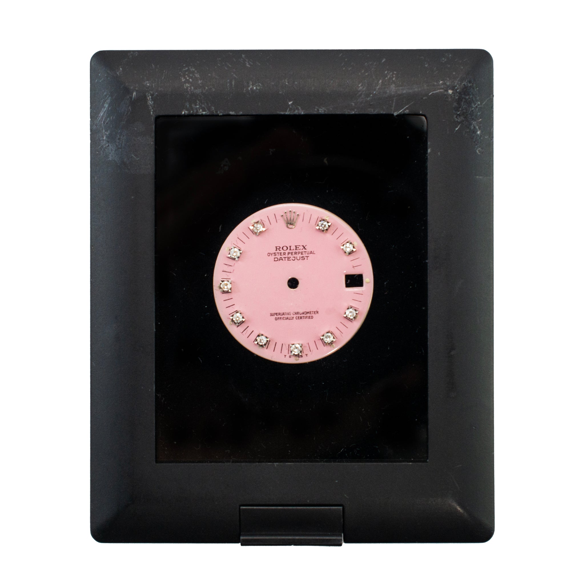 Custom Rolex Datejust 31 Pink Diamond Dial