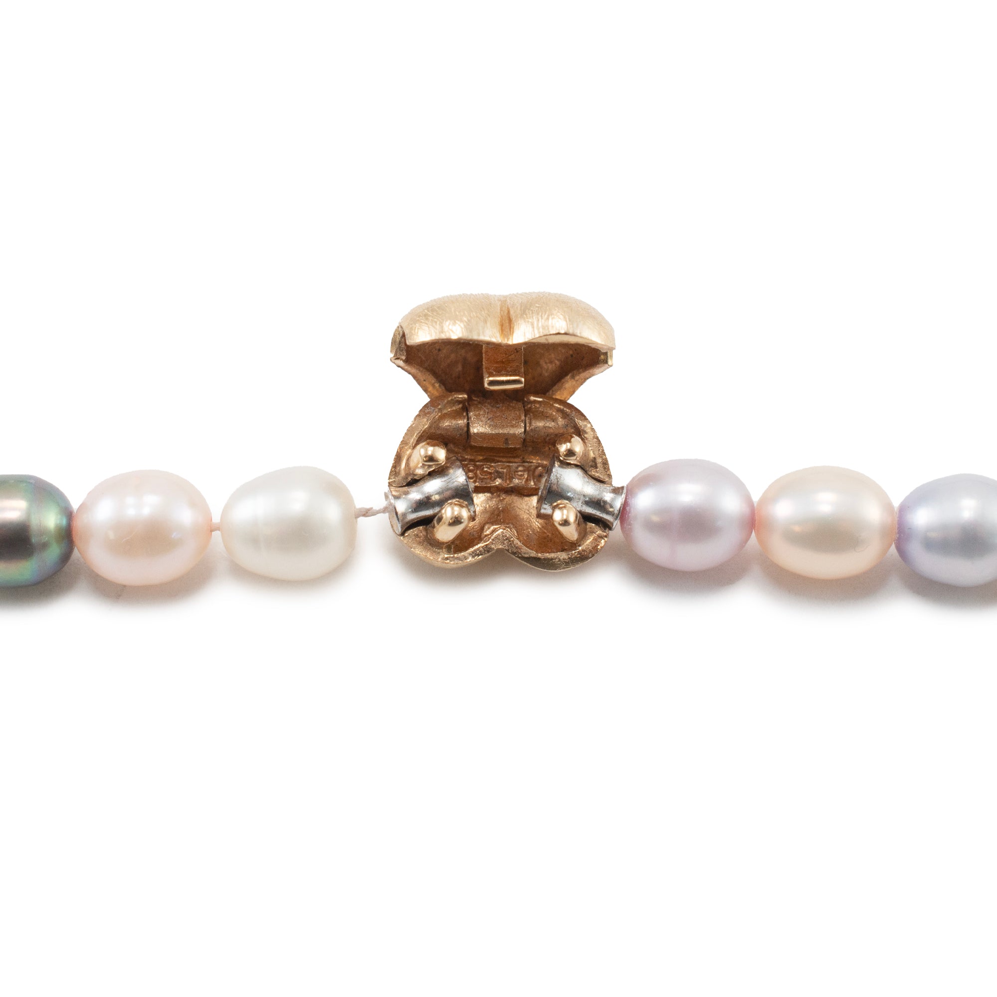 Ole Lynggaard 14K Yellow Gold Pearl Bead Collier Necklace