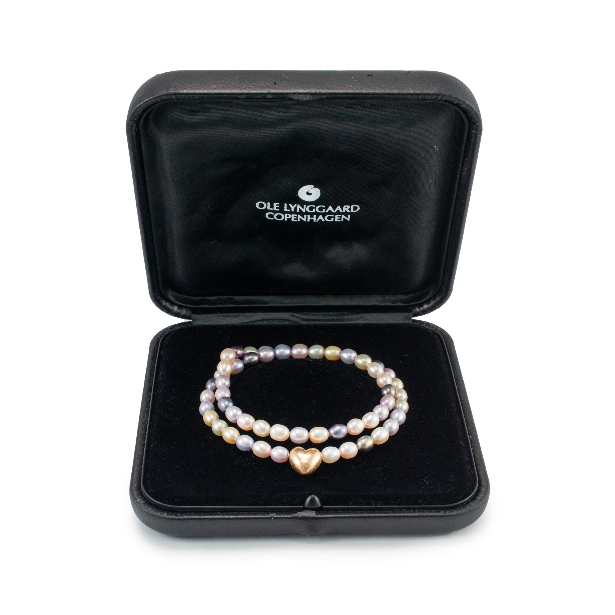 Ole Lynggaard 14K Yellow Gold Pearl Bead Collier Necklace