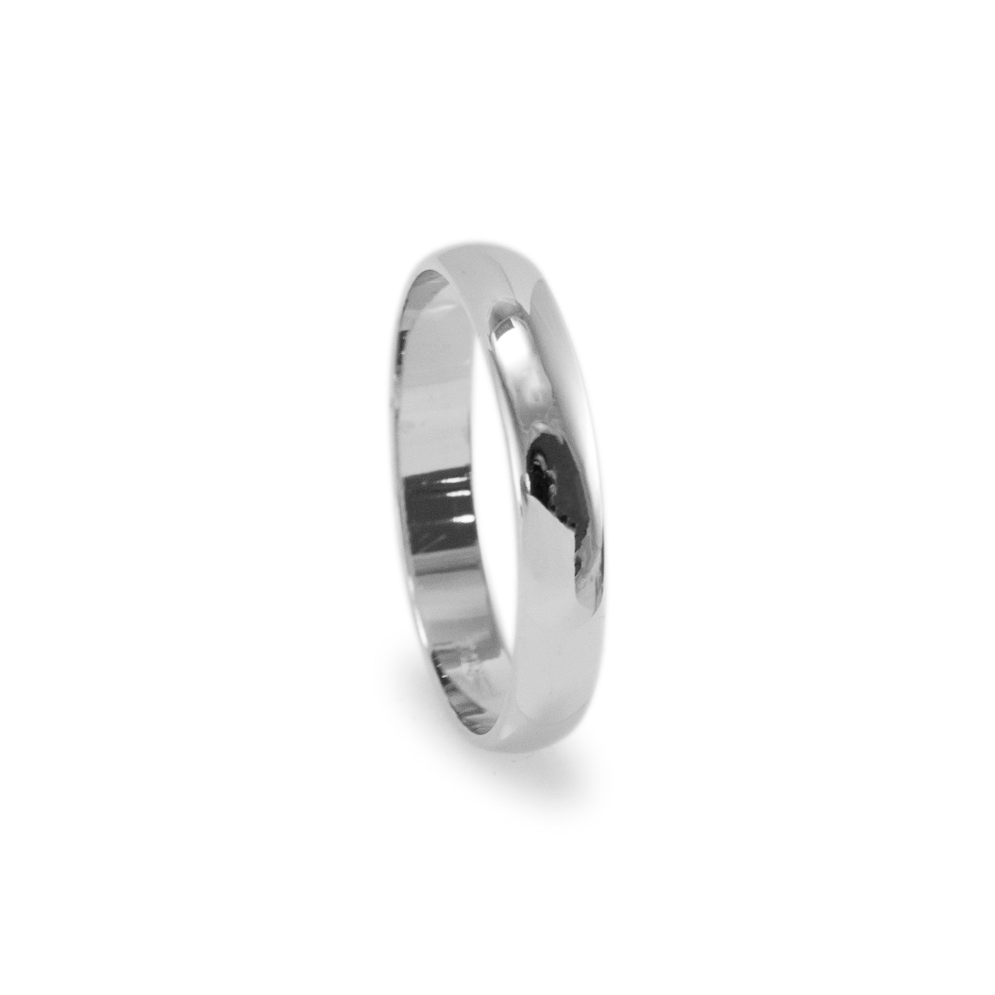 Men’s 14K White Gold Wedding Band Ring
