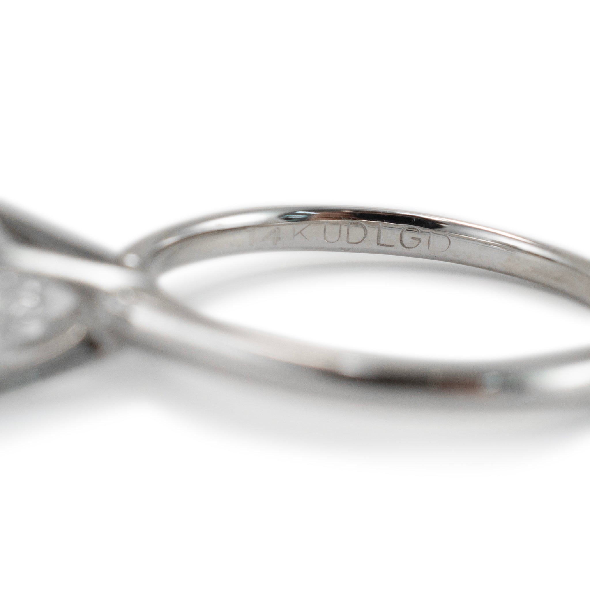 Ladies 14K White Gold 1.07ct Lab Grown Diamond Solitaire Engagement Ring