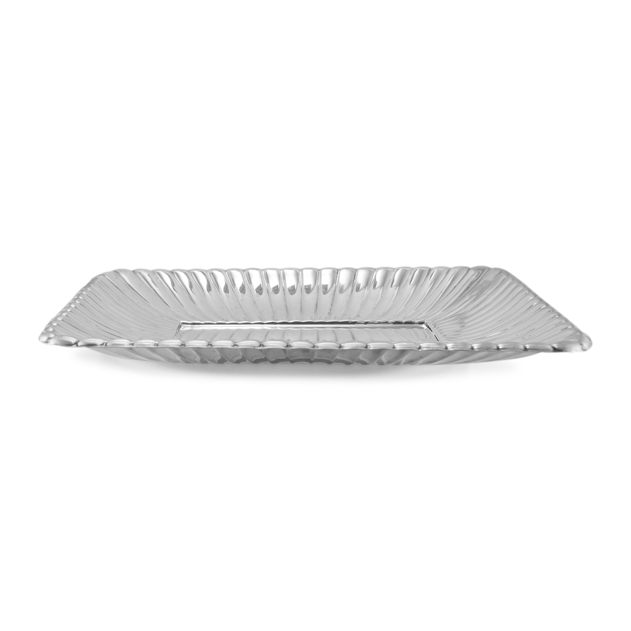 Vintage Reed and Barton 925 Sterling Silver Textured & Polished Rectangular Tray