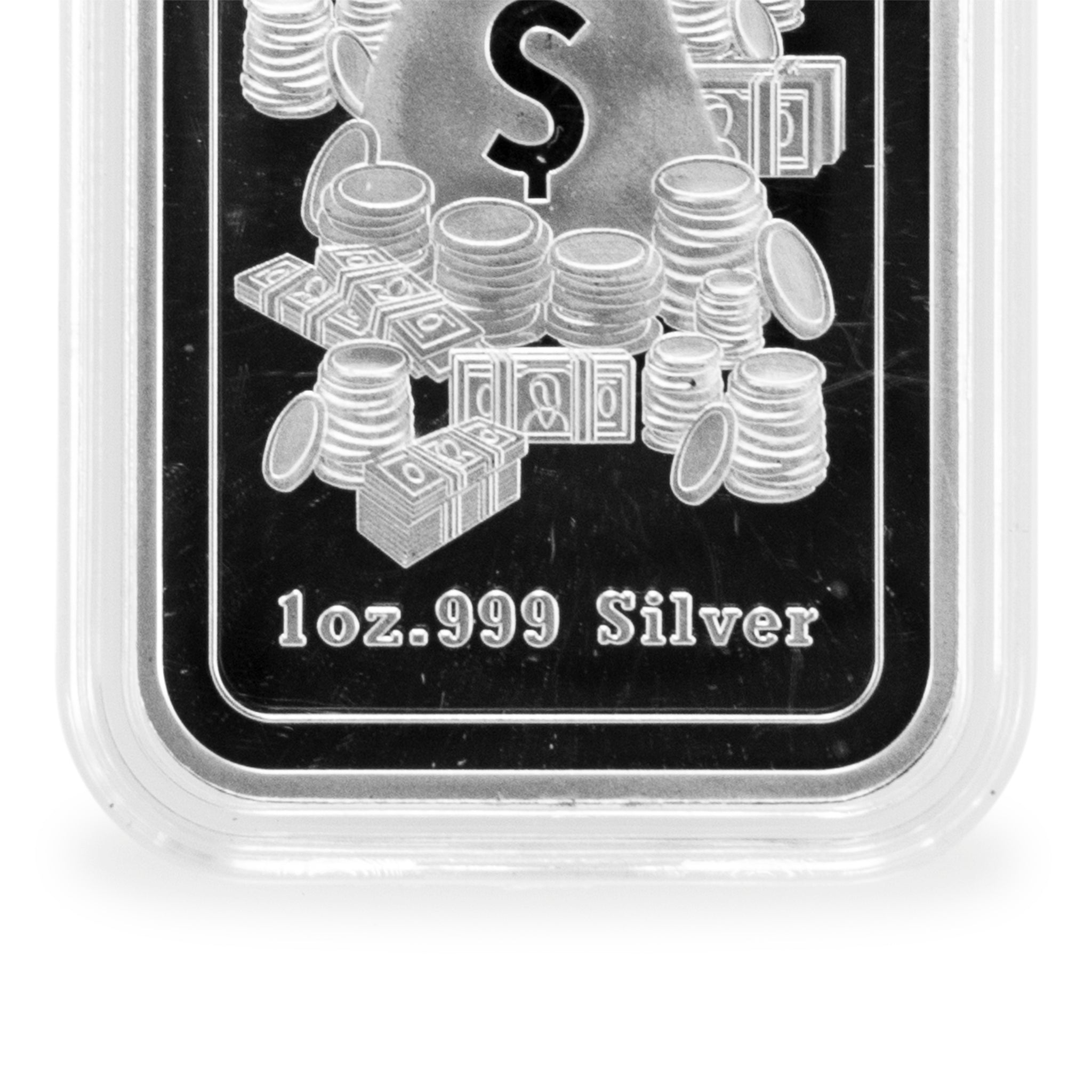 No Ghosts Marshmallow Man Stay Puft Busters .999 Silver Enamel Proof 1OZ Bar