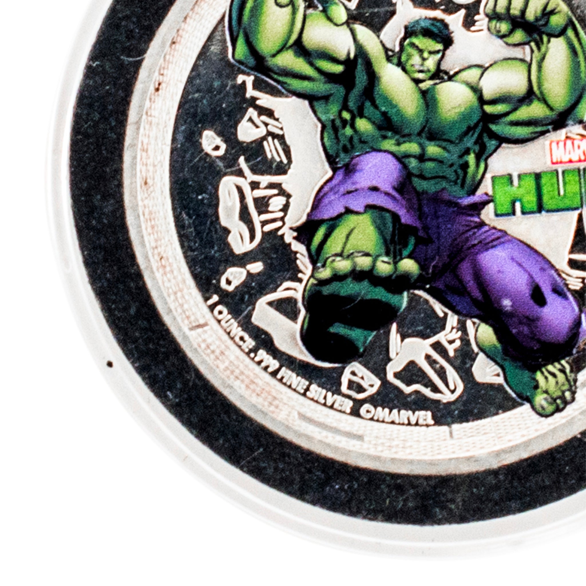 2014 Niue Marvel Avengers Hulk $2 Silver 1OZ Coin
