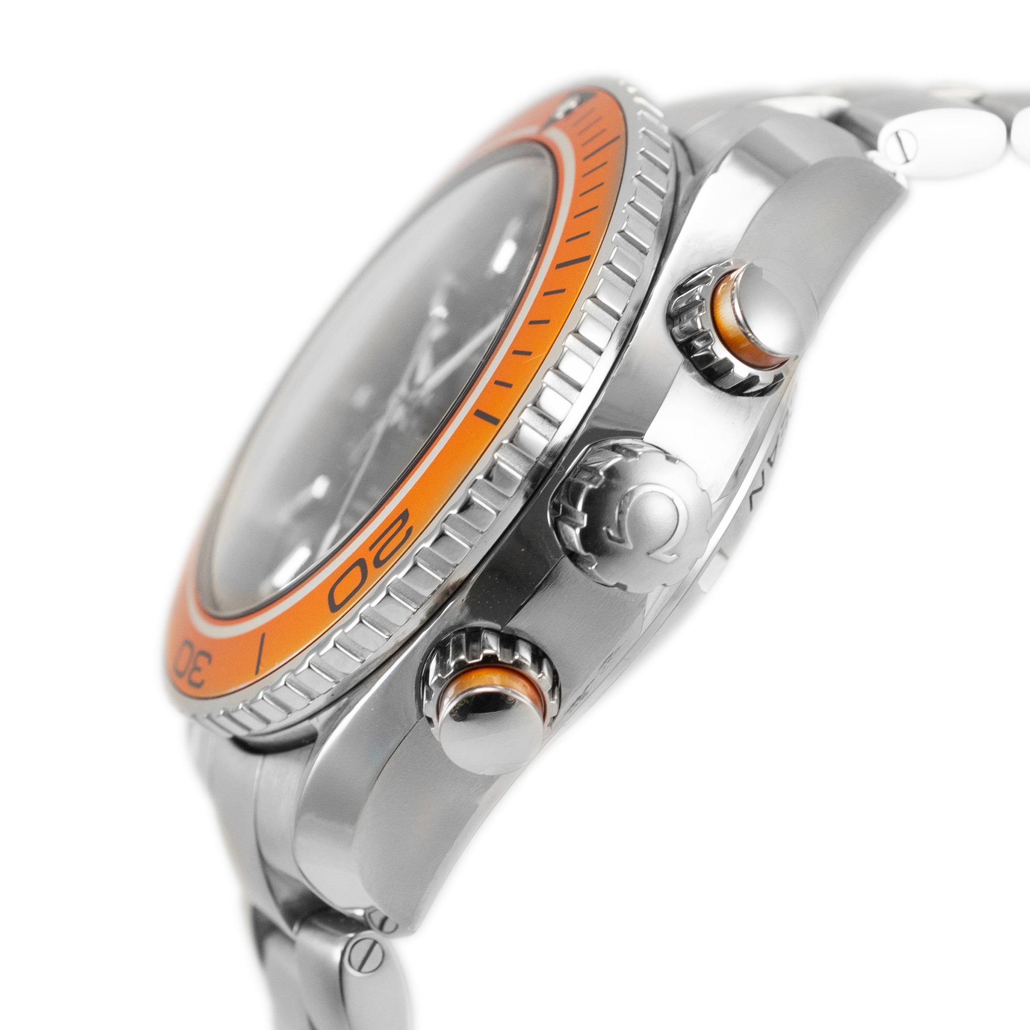 2017 Omega Seamaster Planet Ocean 45.5mm 232.30.46.51.01.002 Orange Steel Watch