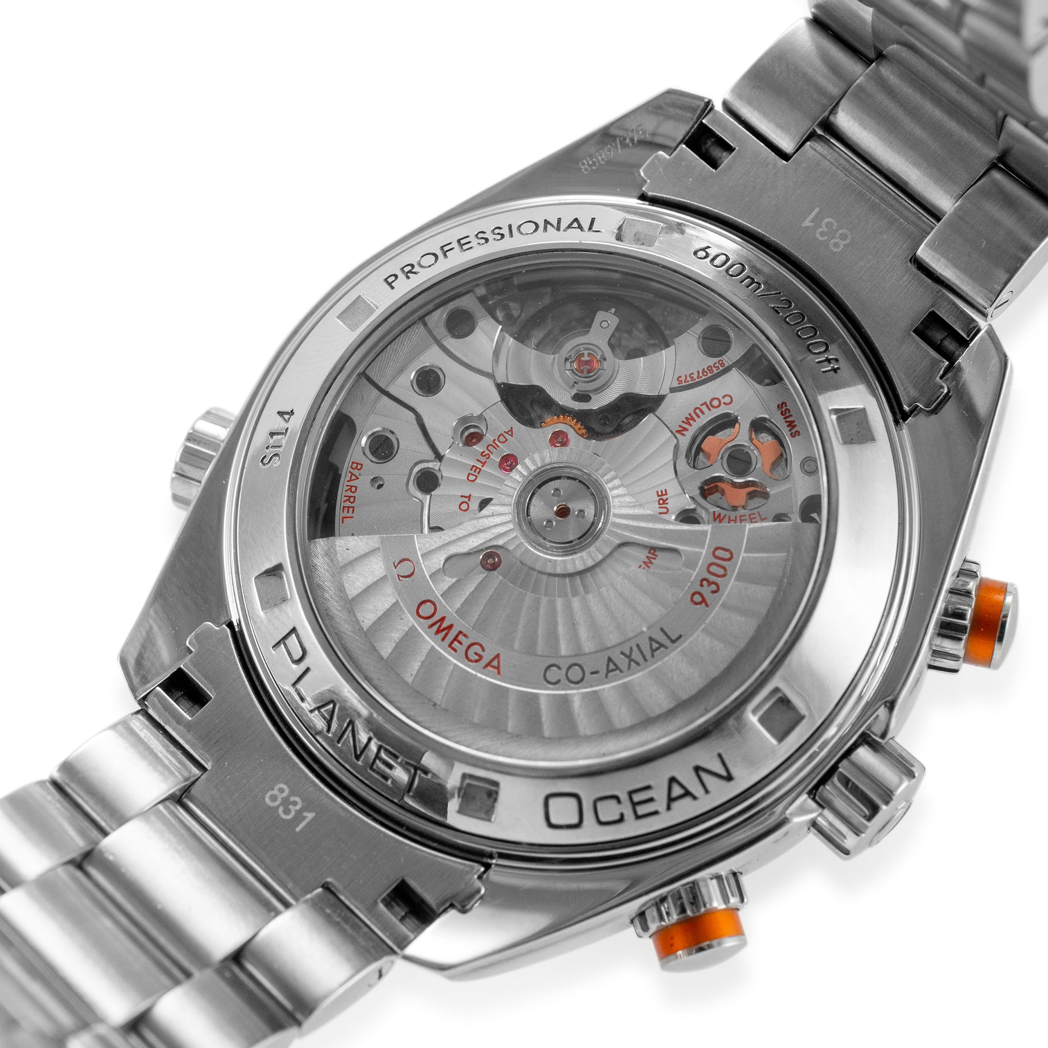 2017 Omega Seamaster Planet Ocean 45.5mm 232.30.46.51.01.002 Orange Steel Watch