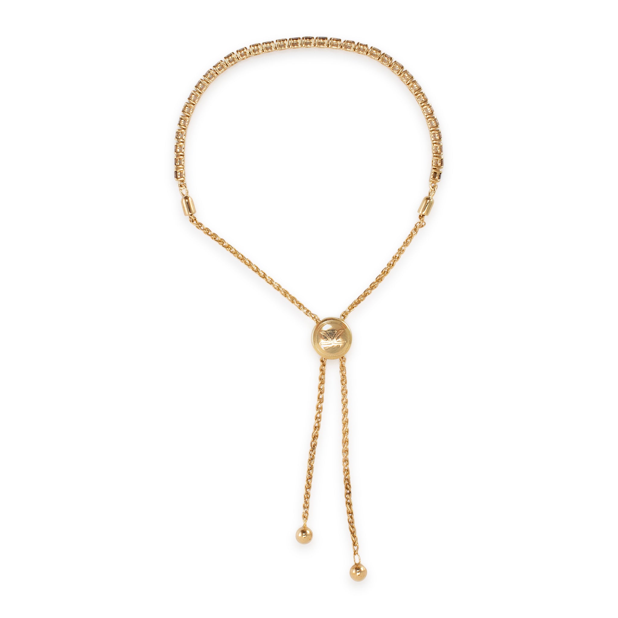 Levian Ombre 14K Yellow Gold 2.00ct Chocolate Diamond Bolo Tennis Bracelet