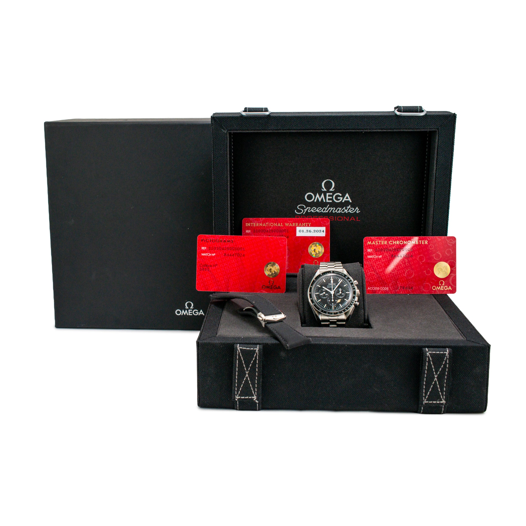 2024 Omega Speedmaster Professional Moonwatch 42MM 31030425001001 Steel Watch