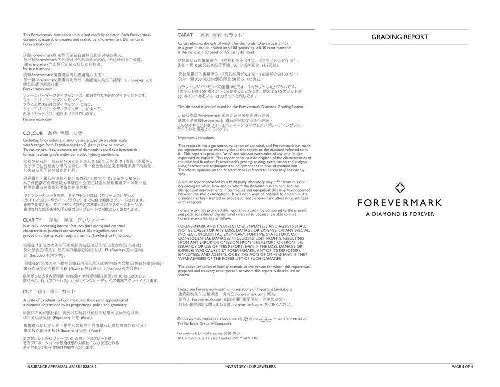 De Beers 18K Yellow Gold Classic Round Brilliant Solitaire Engagement Ring