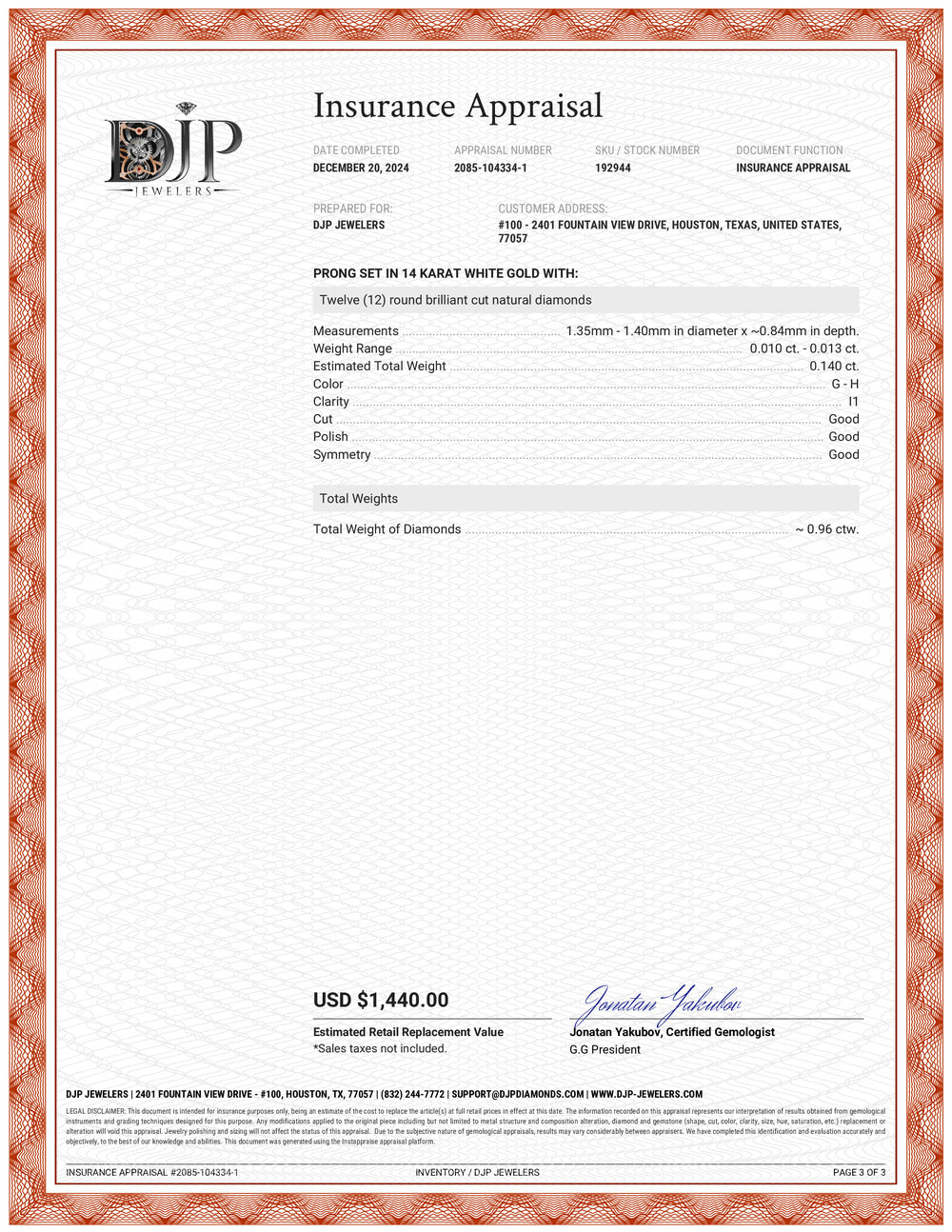 14K White Gold Cluster Halo Diamond Push Back Stud Earrings