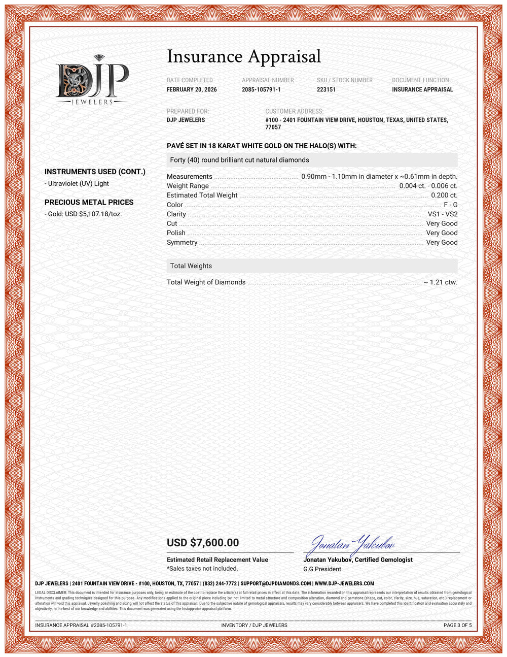 Unisex 18K White Gold GIA 1.21ctw Round Brilliant Cut Diamond Halo Stud Earrings