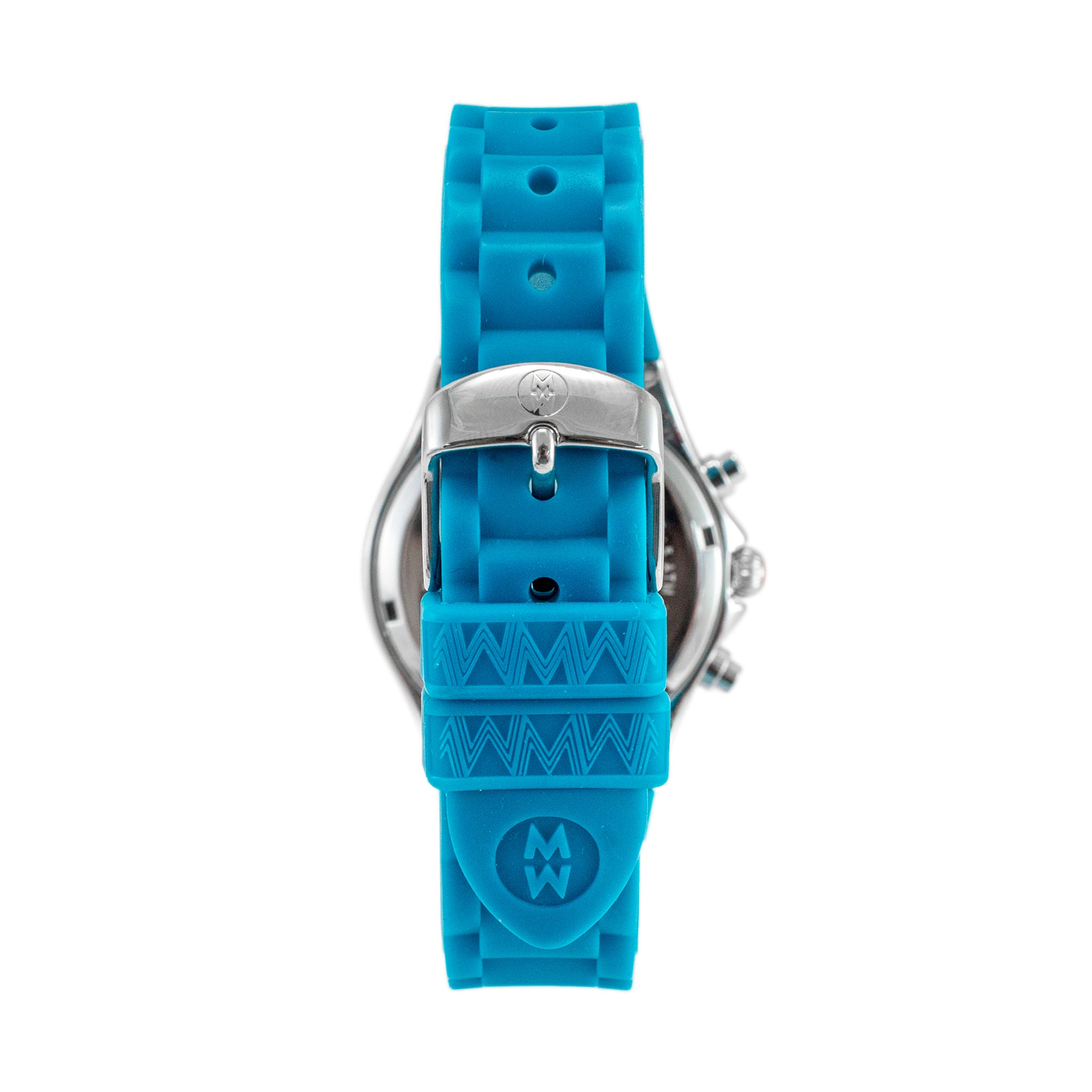 Michele Tahitian Jelly Bean MWW12D000002 Blue Quartz Stainless Watch