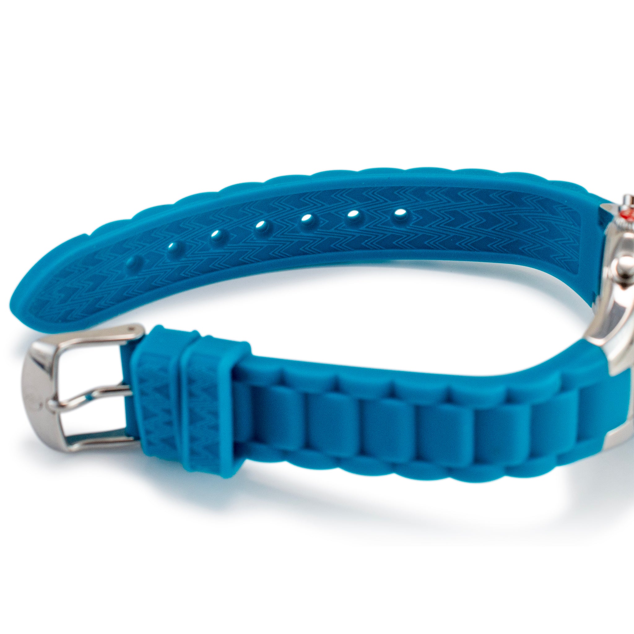 Michele Tahitian Jelly Bean MWW12D000002 Blue Quartz Stainless Watch