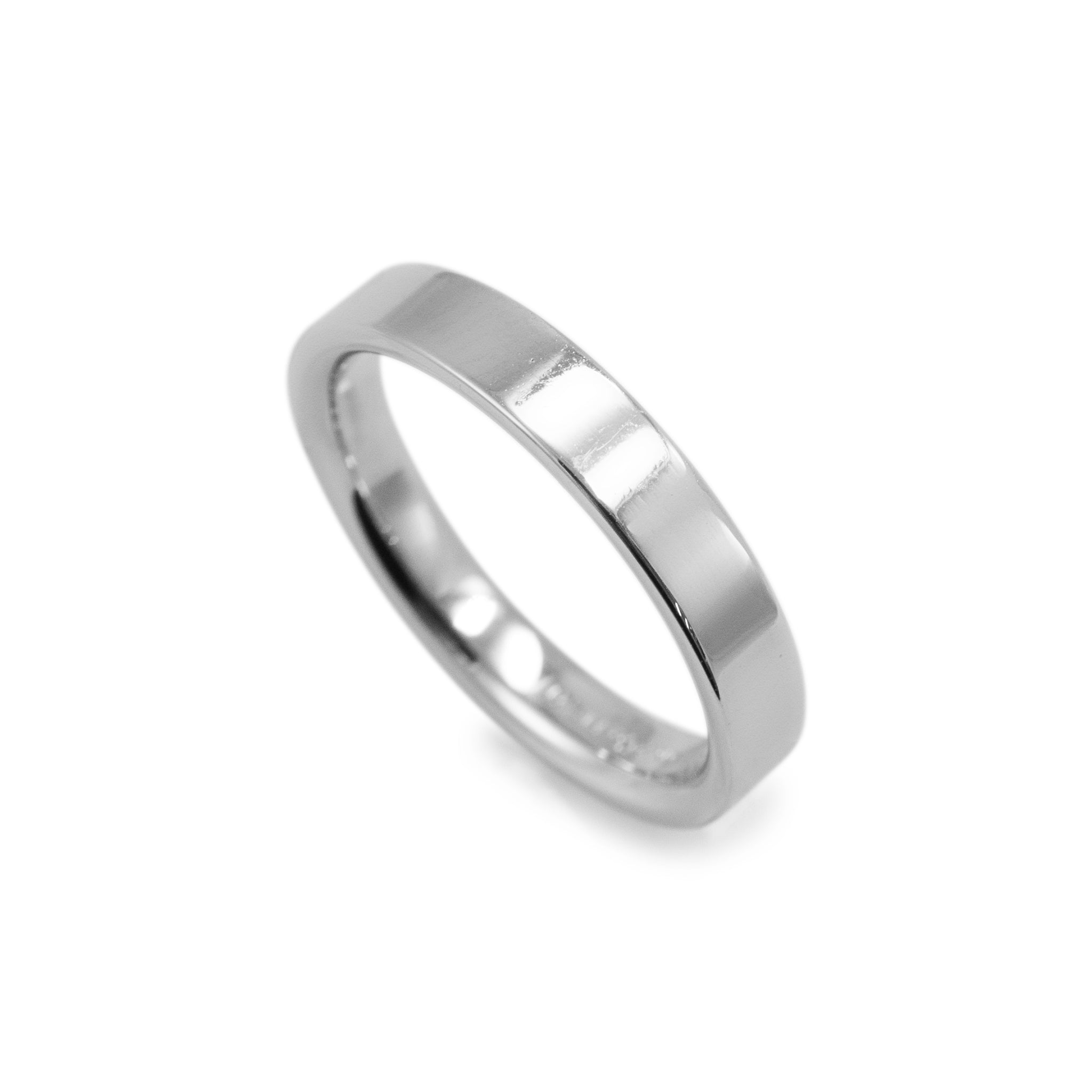 Tiffany Forever Platinum 3MM Wedding Band Ring