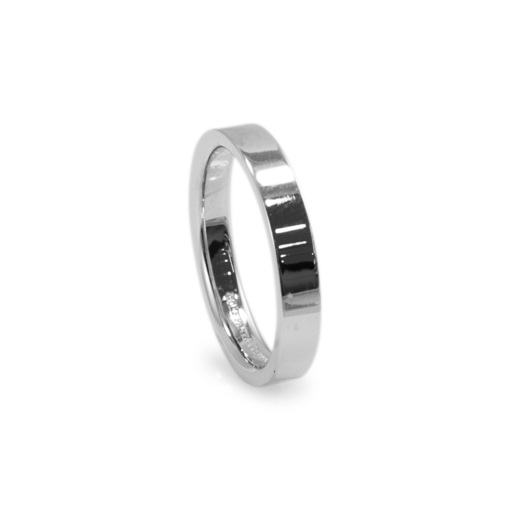 Tiffany Forever Platinum 3MM Wedding Band Ring