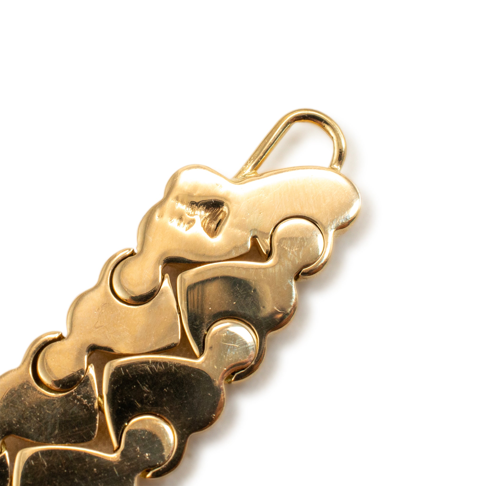 1994 Vintage Cartier Heart Collier 18K Yellow Gold Choker Necklace
