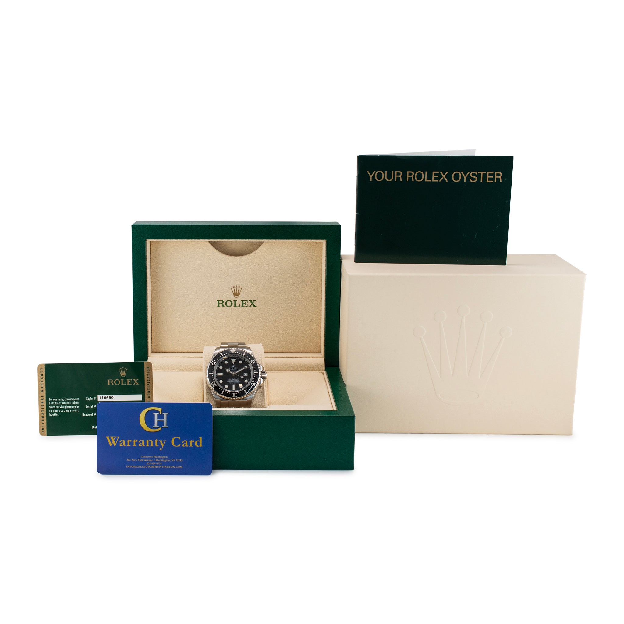 Rolex Sea-Dweller Deepsea 44MM 116660 Black Dial Oyster Stainless Steel Watch