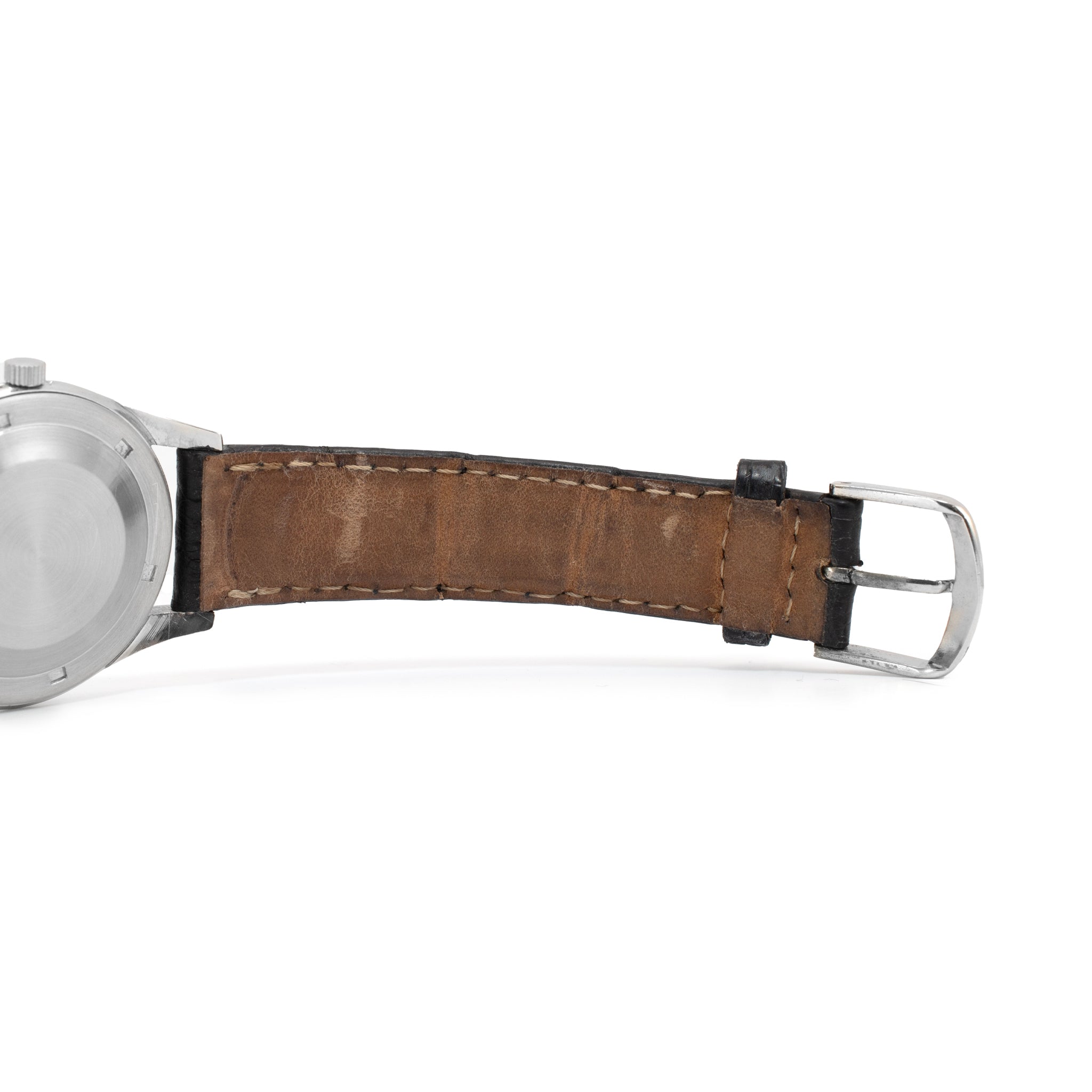 Vintage 1960’s Girard-Perregaux Gyromatic 34MM 39 Jewels Steel Automatic Watch