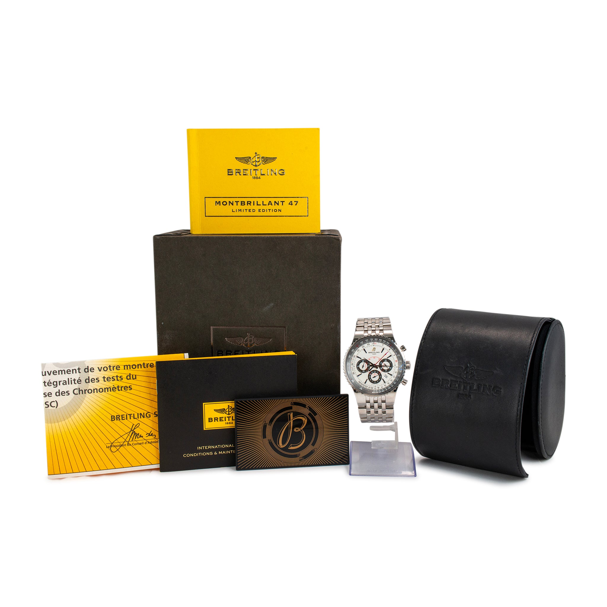 Breitling Montbrillant Limited Edition 47MM A23351A6/G741 Steel Watch