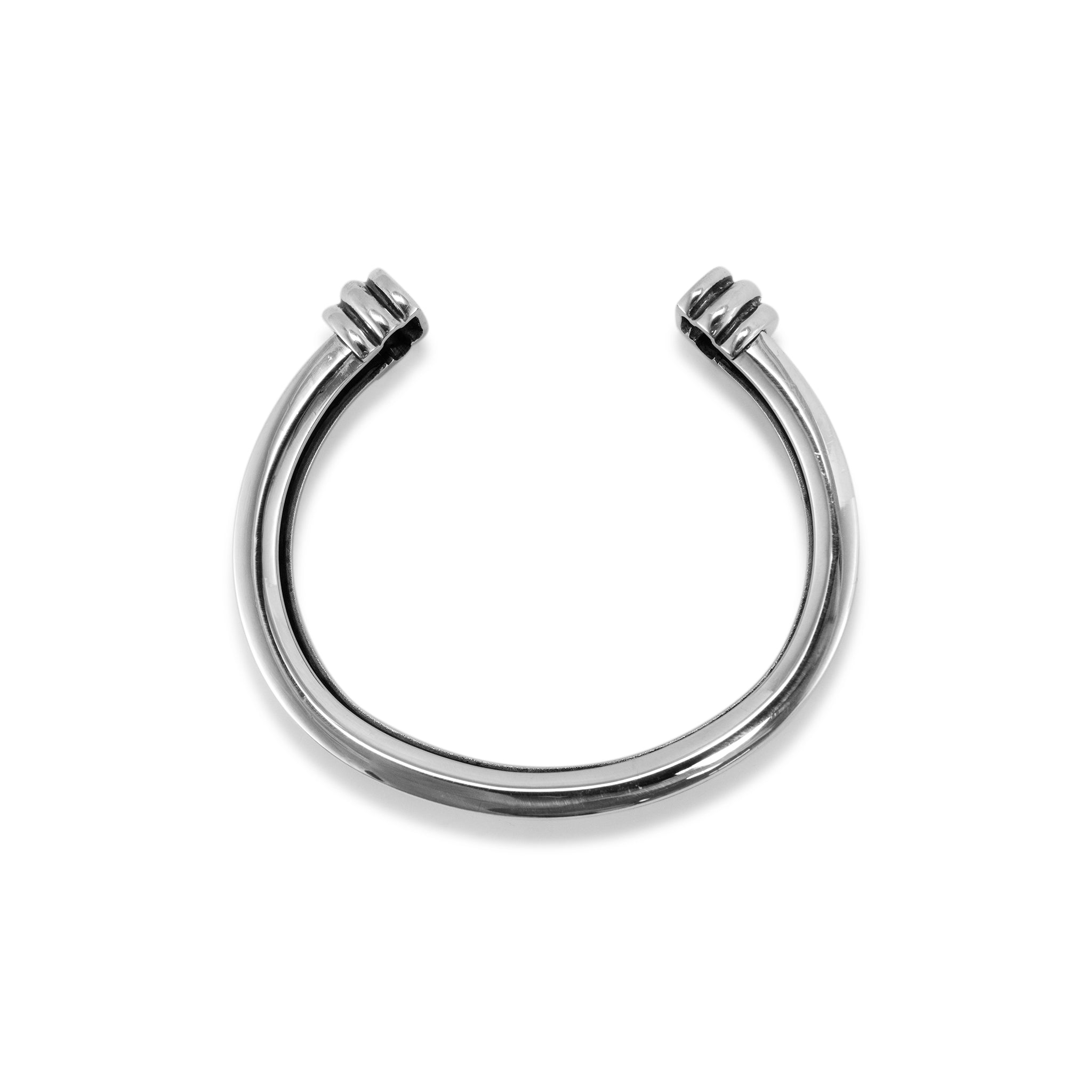 1995 Retired Tiffany & Co. Atlas Groove 925 Sterling Silver Cuff Bracelet