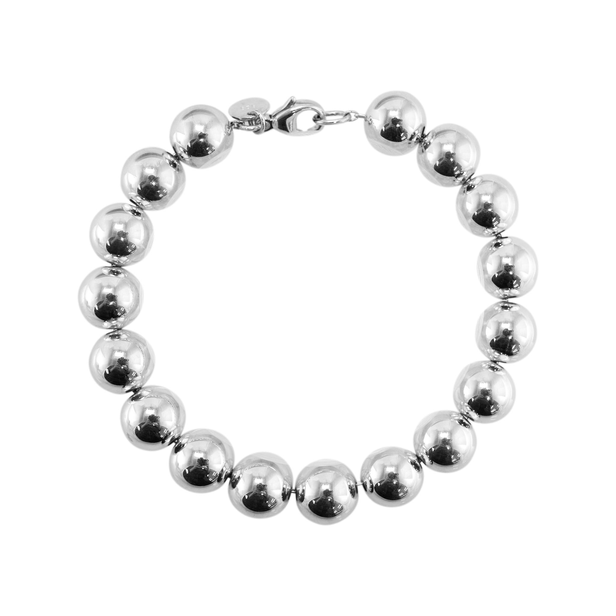 Tiffany & Co. Tiffany Hardwear 925 Ball Bracelet in Silver 10 MM Bead Bracelet