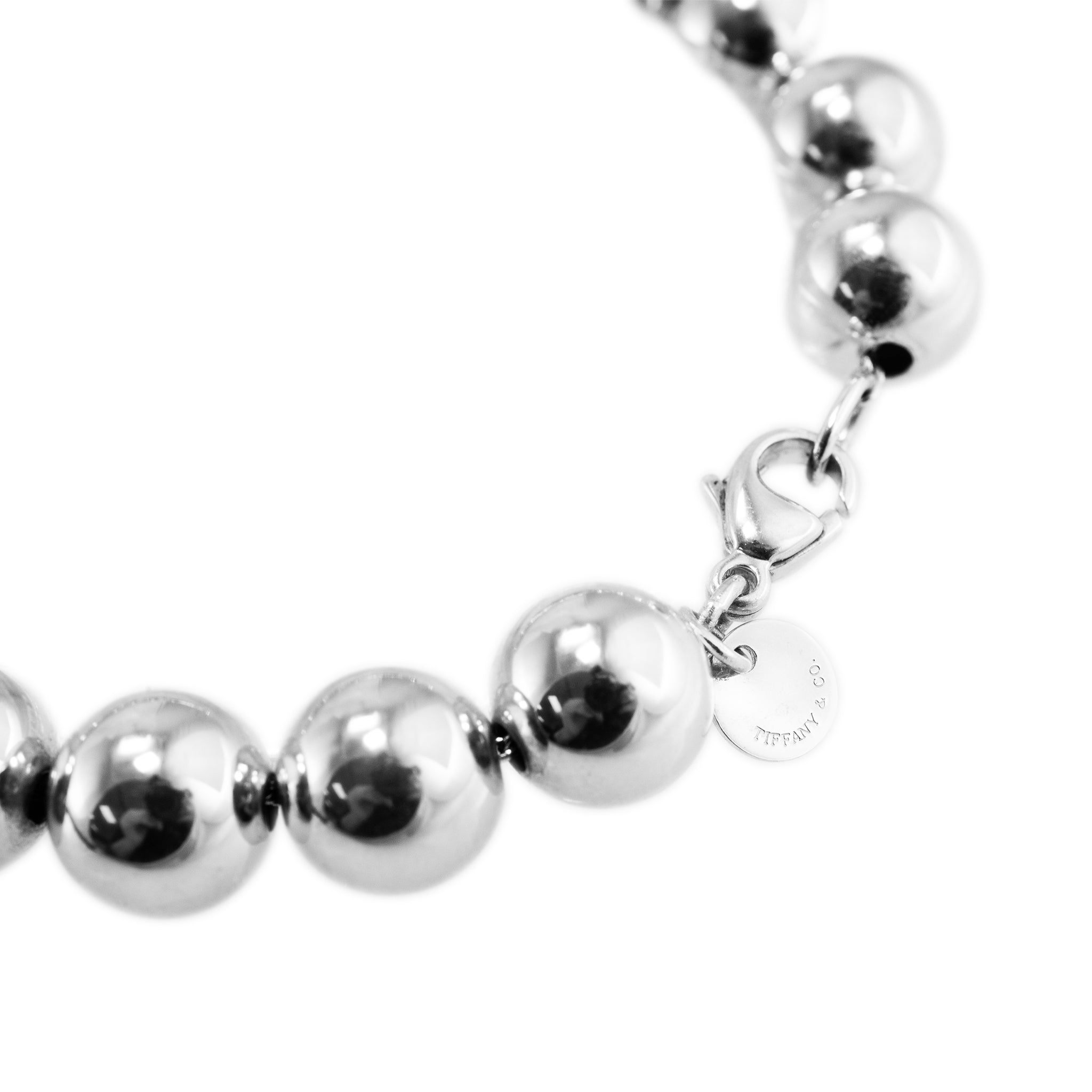 Tiffany & Co. Tiffany Hardwear 925 Ball Bracelet in Silver 10 MM Bead Bracelet