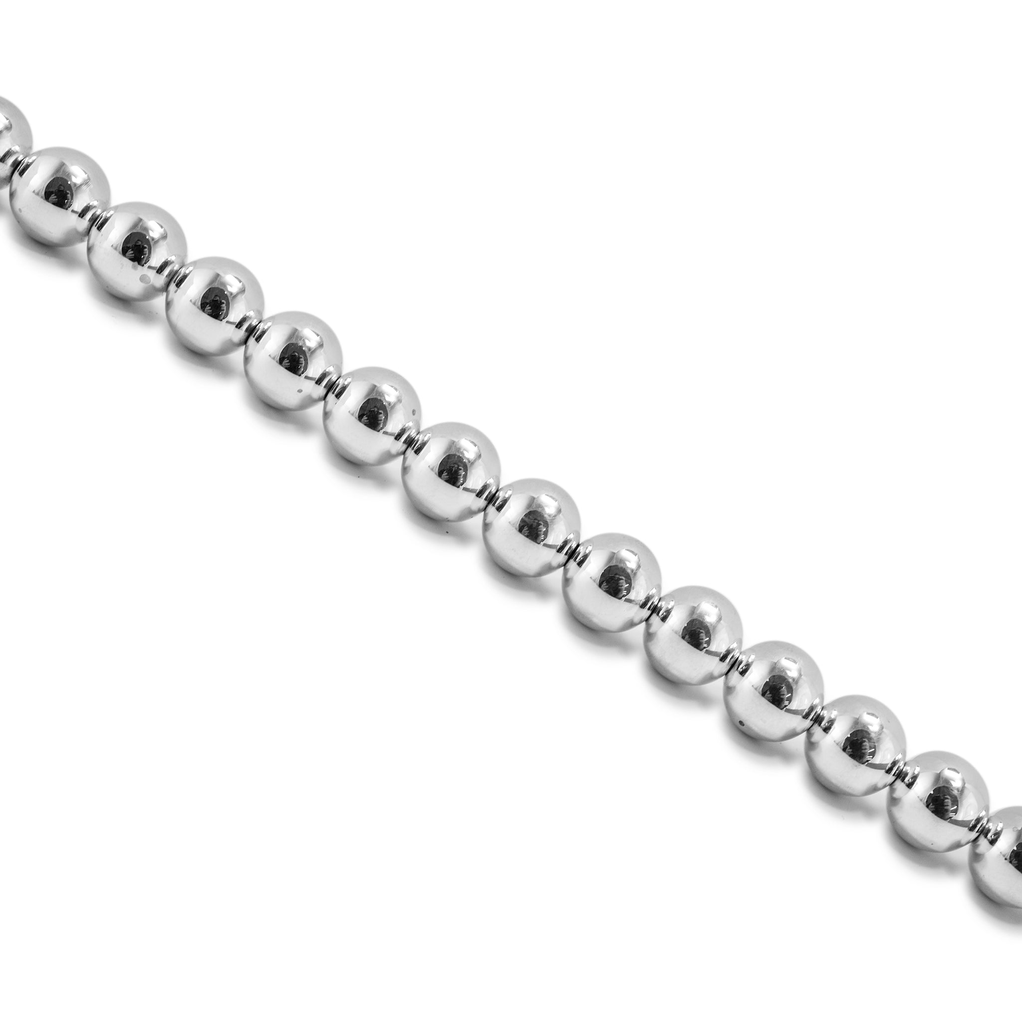 Tiffany & Co. Tiffany Hardwear 925 Sterling Silver Graduated Ball Bead Necklace