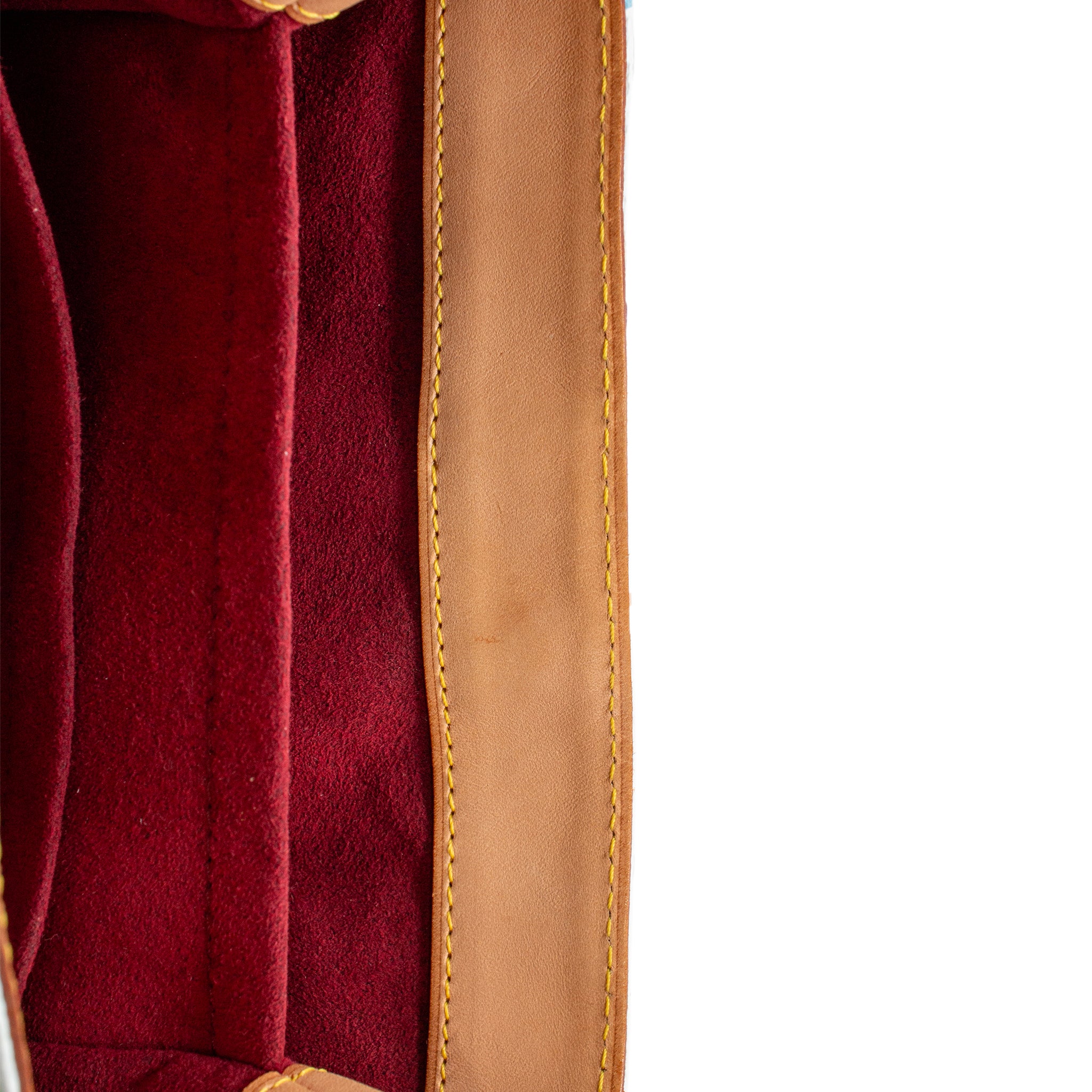 Vintage Louis Vuitton Monogram Multicolor Audra M40047 White Handbag