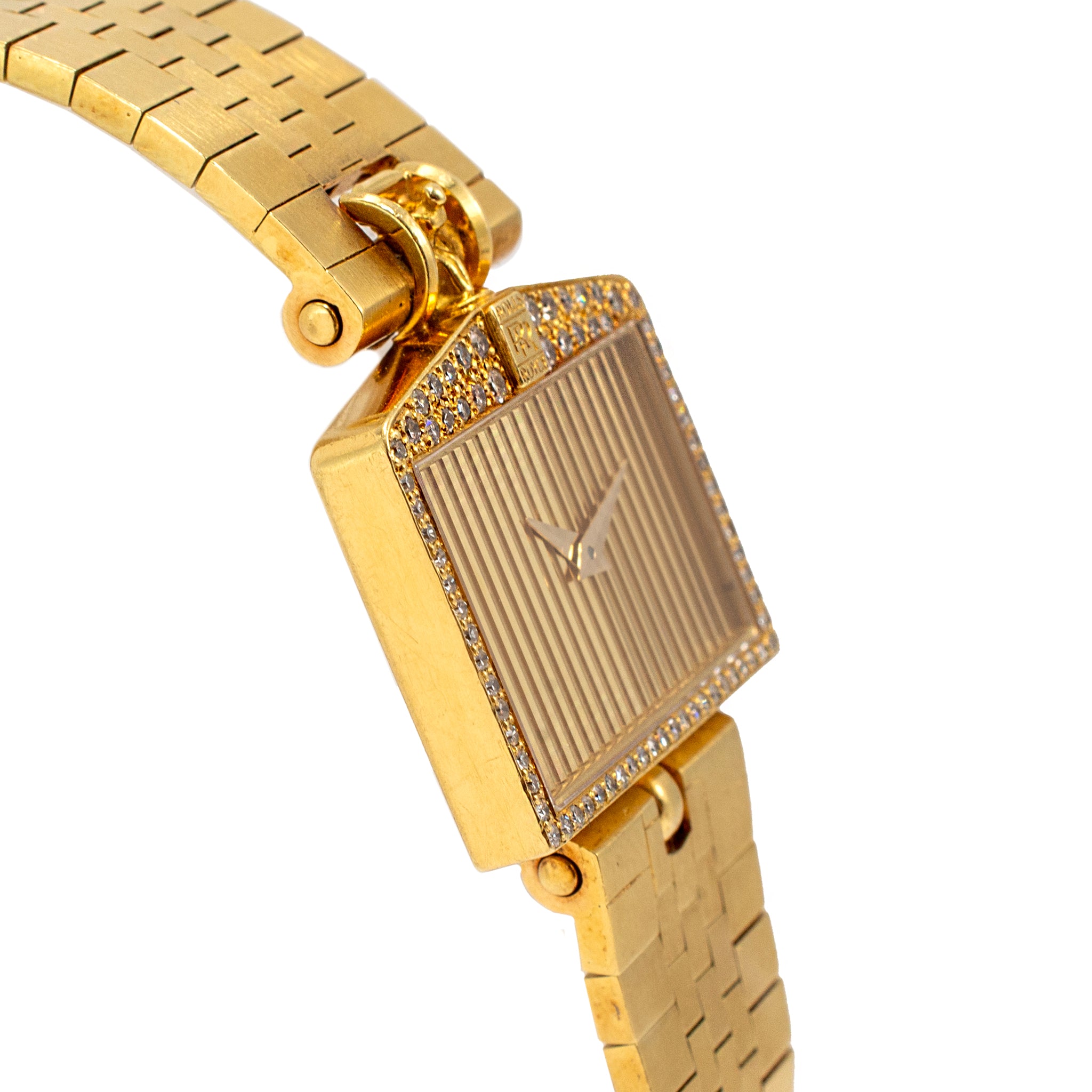 Vintage Corum Rolls Royce Spirit Ecstasy 22MM 47595H12 18K Gold Diamond Watch