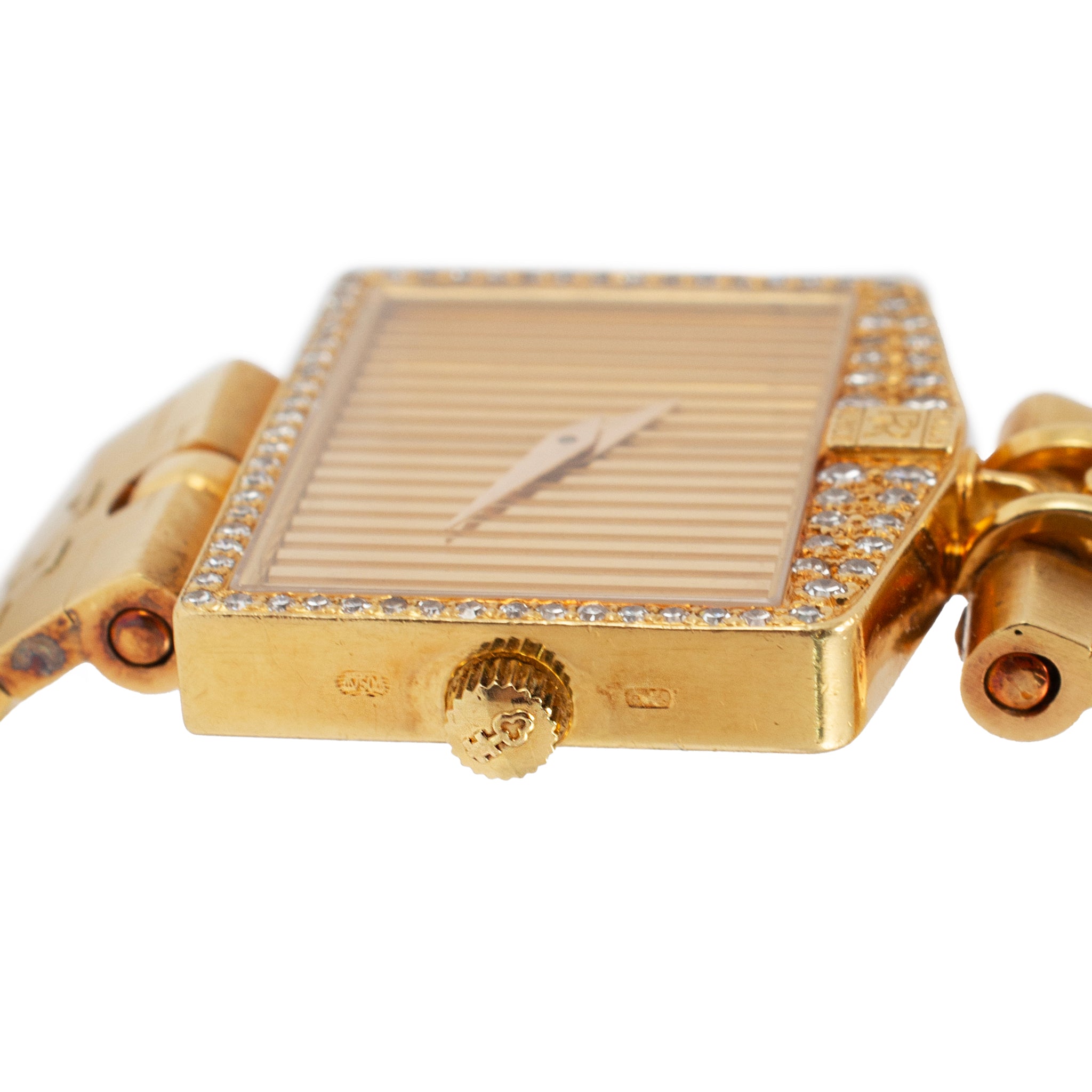 Vintage Corum Rolls Royce Spirit Ecstasy 22MM 47595H12 18K Gold Diamond Watch